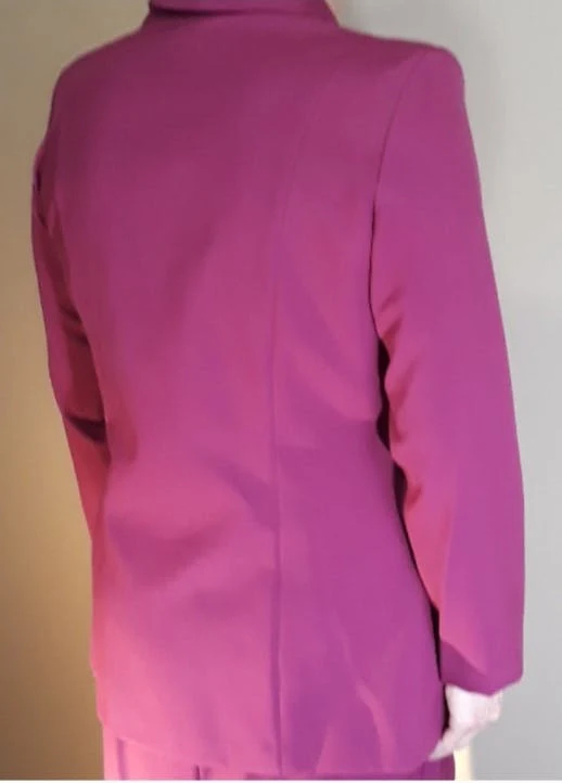80's Maroon Skirt Suit by Wear Abouts - Image 5