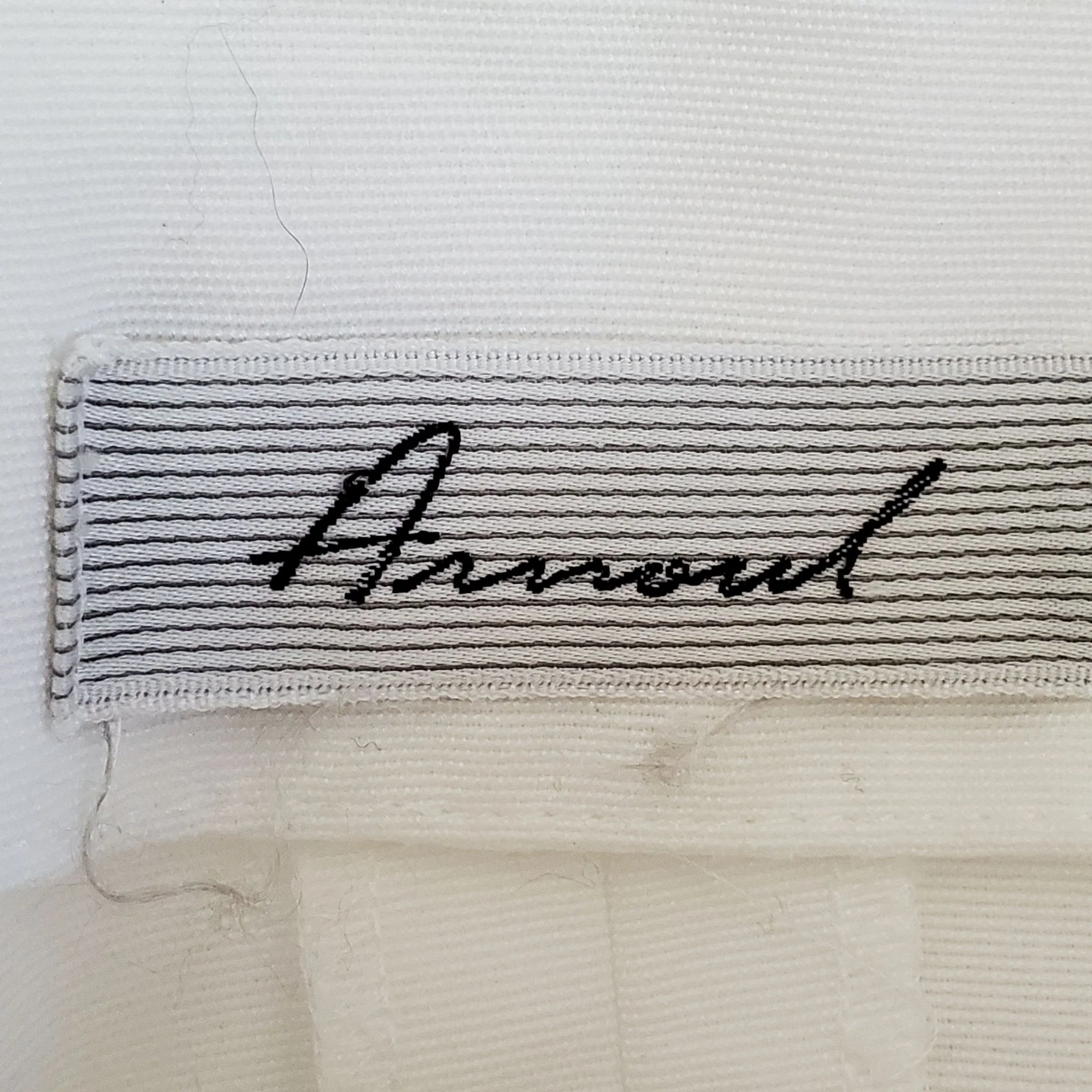 80s White Cotton Twill Fit Flare Cocktail Dress By Arnoul Japon - Image 7