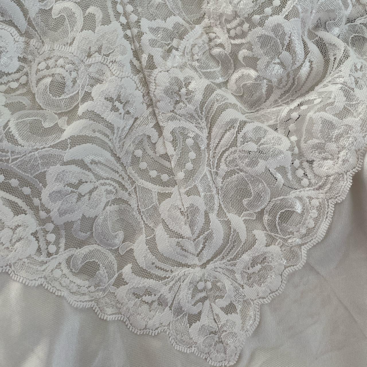 80s White Lace Cami - Image 3