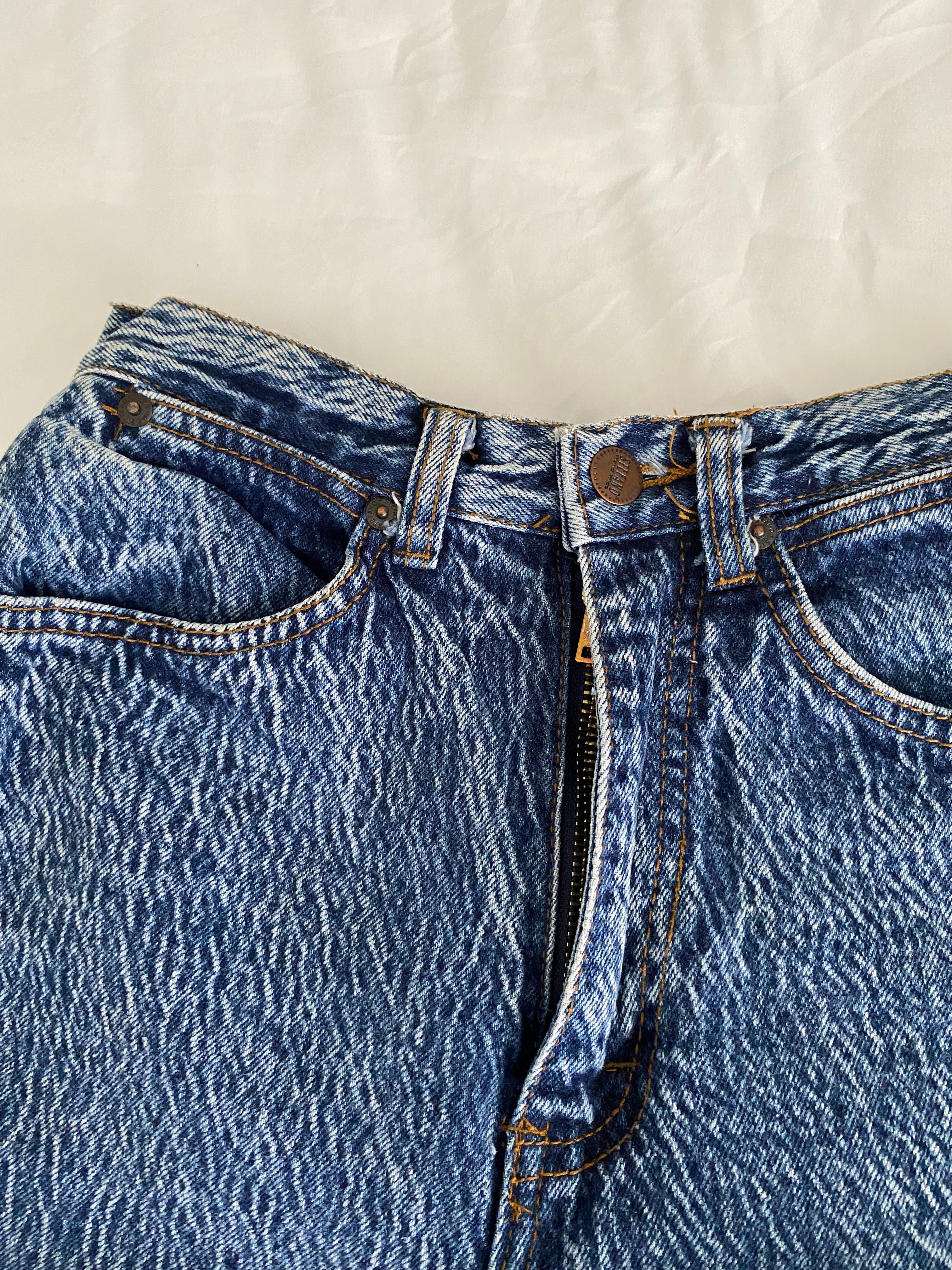 80s Womens Stone Wash Denim Jeans By Stefano - Image 4