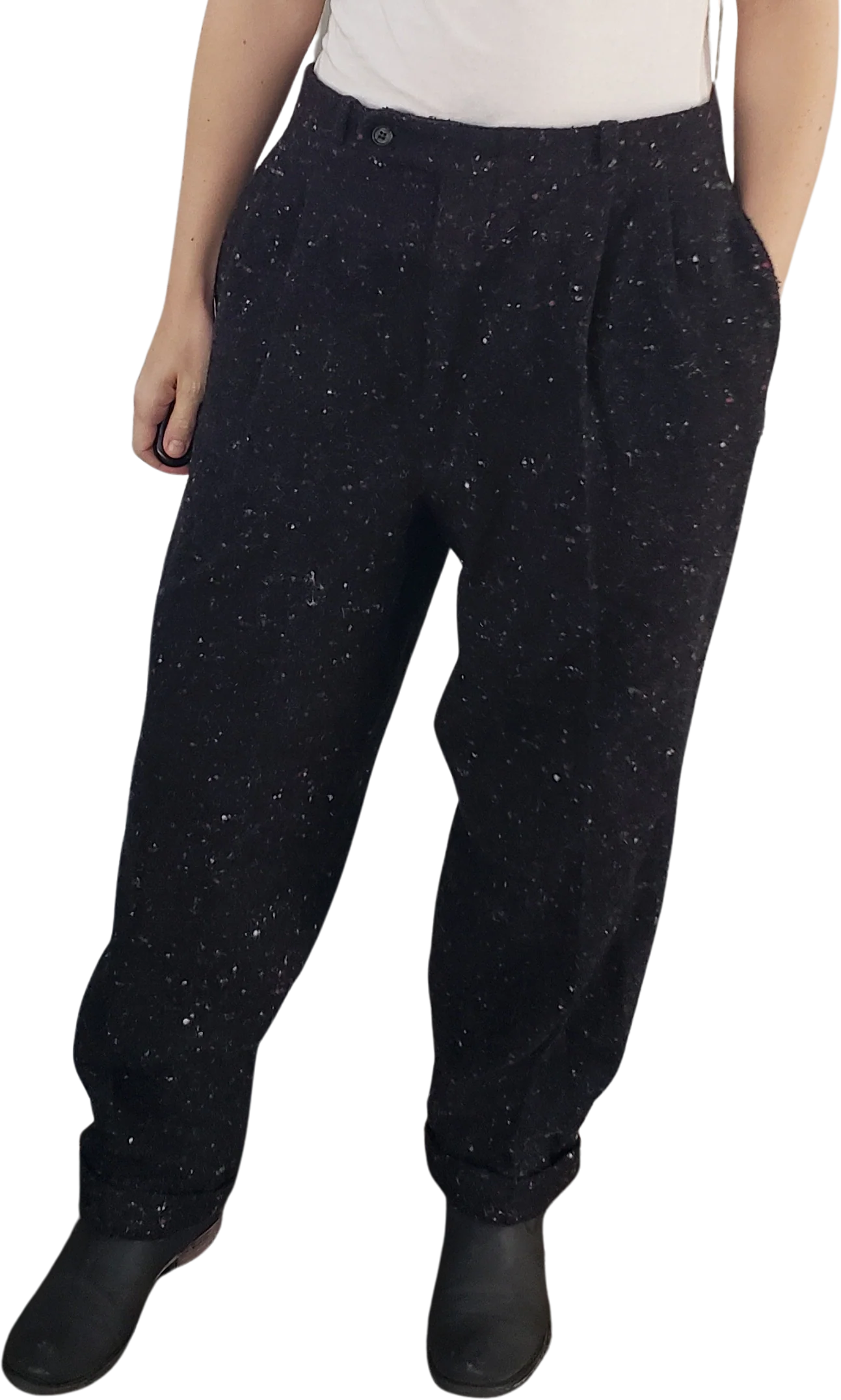 80s Wool Funky Trousers By Cotler