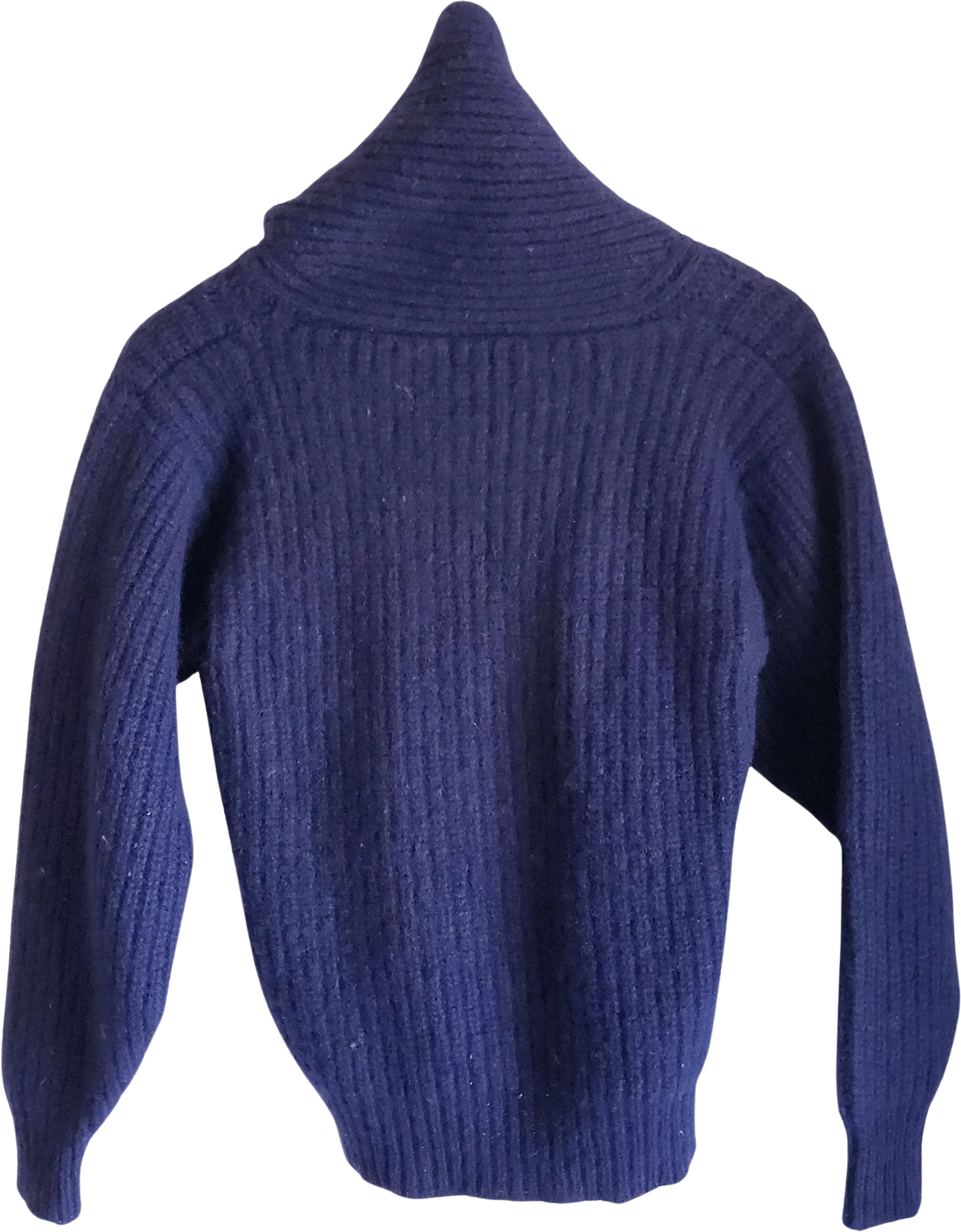 80s Wool Knit Sweater Navy Blue Women's Size Small By Laura Ashley - Image 2