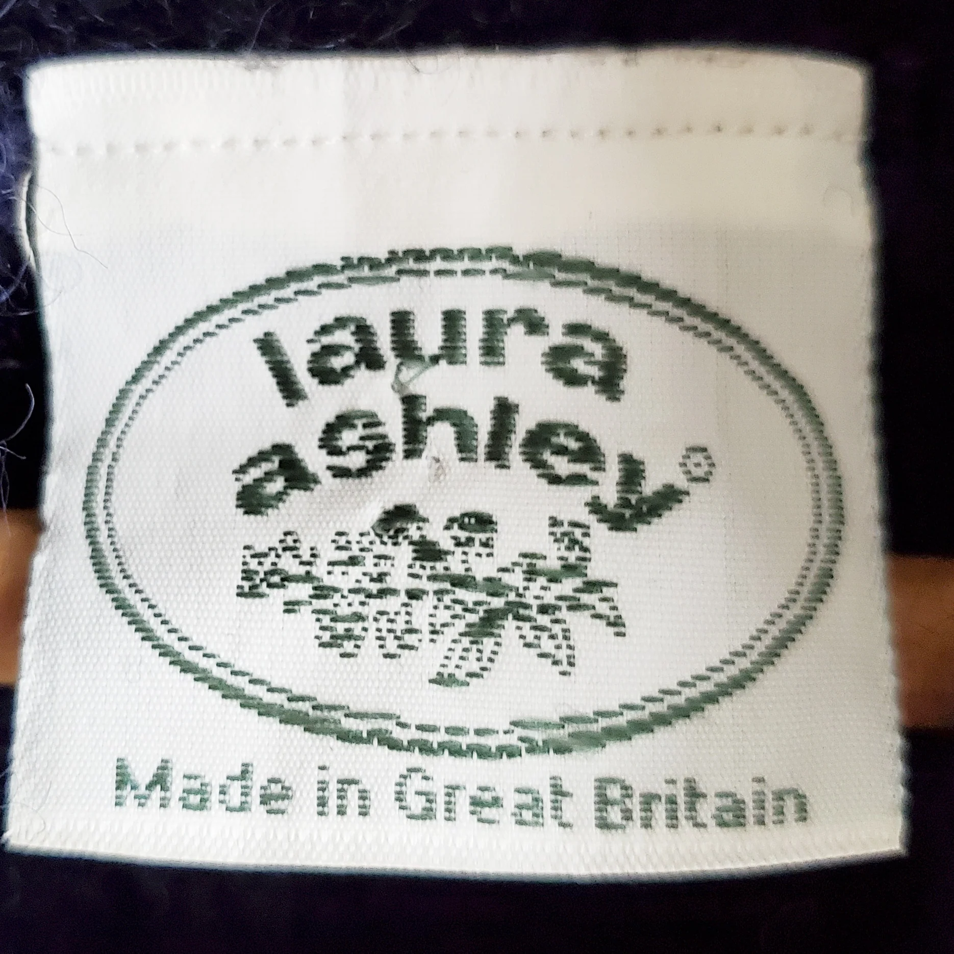 80s Wool Knit Sweater Navy Blue Women's Size Small By Laura Ashley - Image 6