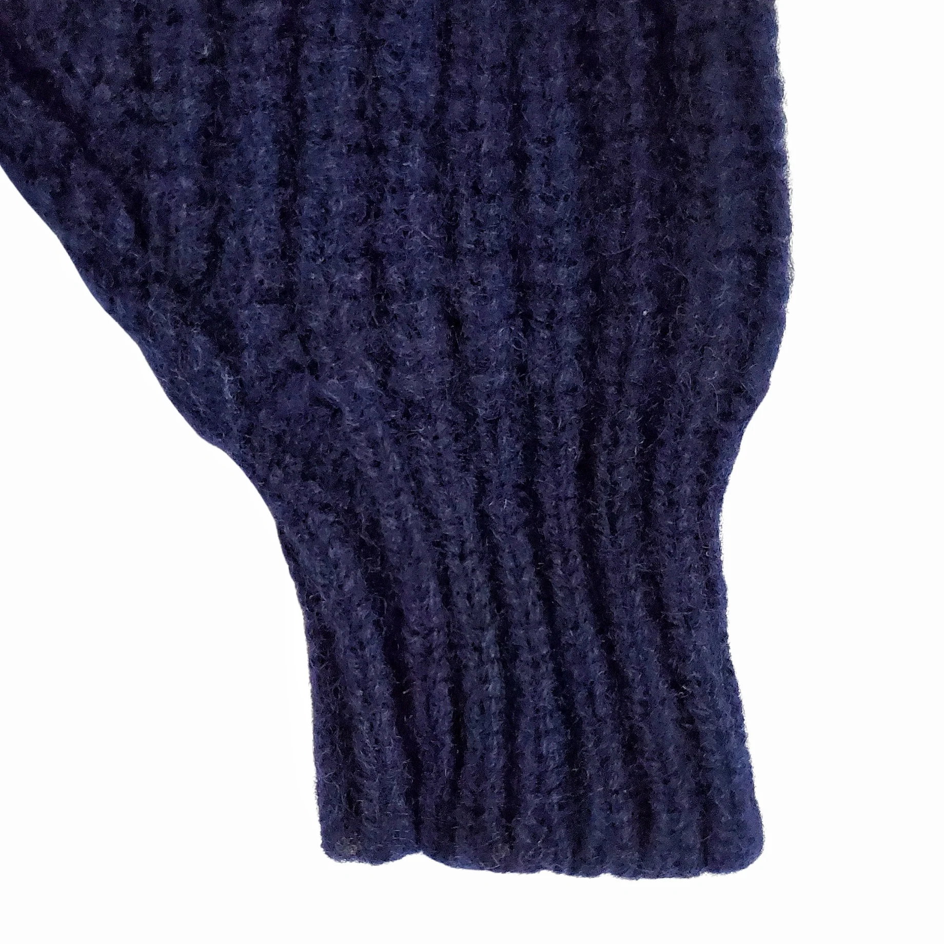 80s Wool Knit Sweater Navy Blue Women's Size Small By Laura Ashley - Image 9