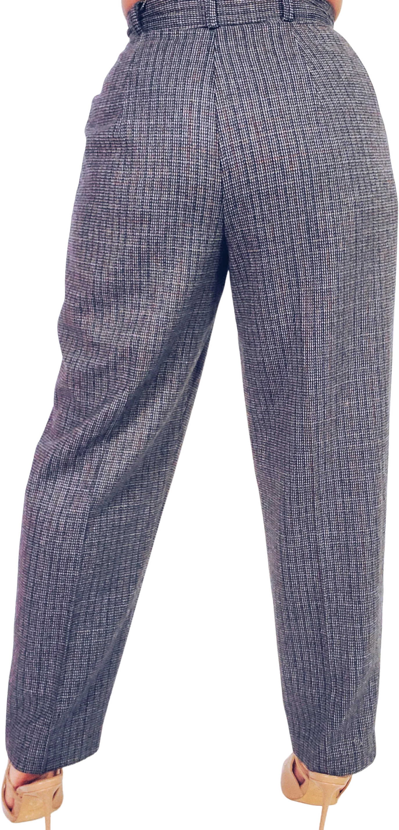 80s Wool Trousers By M.j. Carroll - Image 2