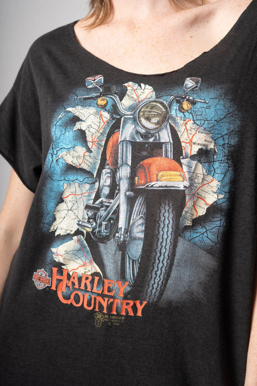 ‘89 Harley Country Cut T-Shirt - Image 3
