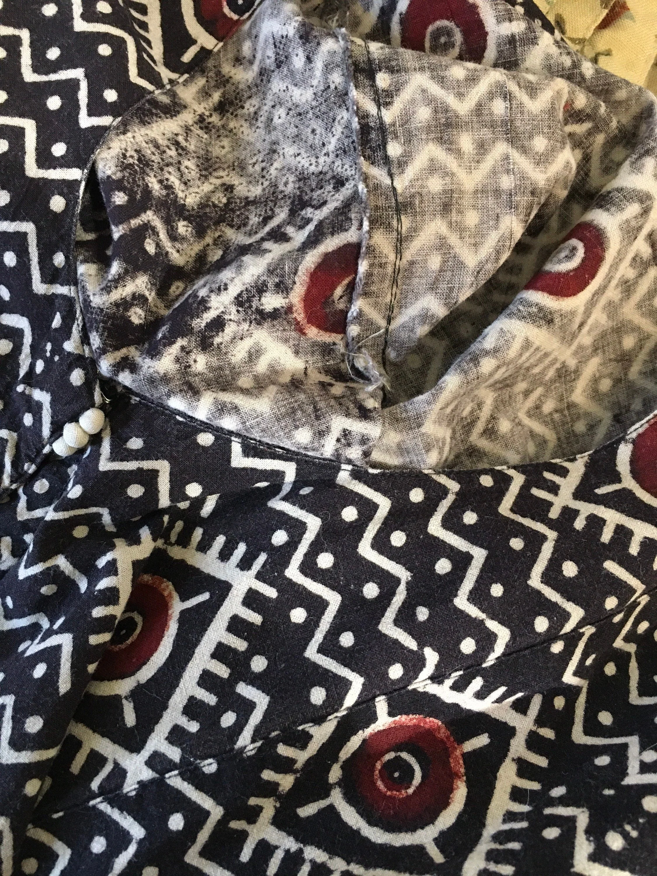 90’s Mud Cloth Style Cotton Tunic Dress - Image 8
