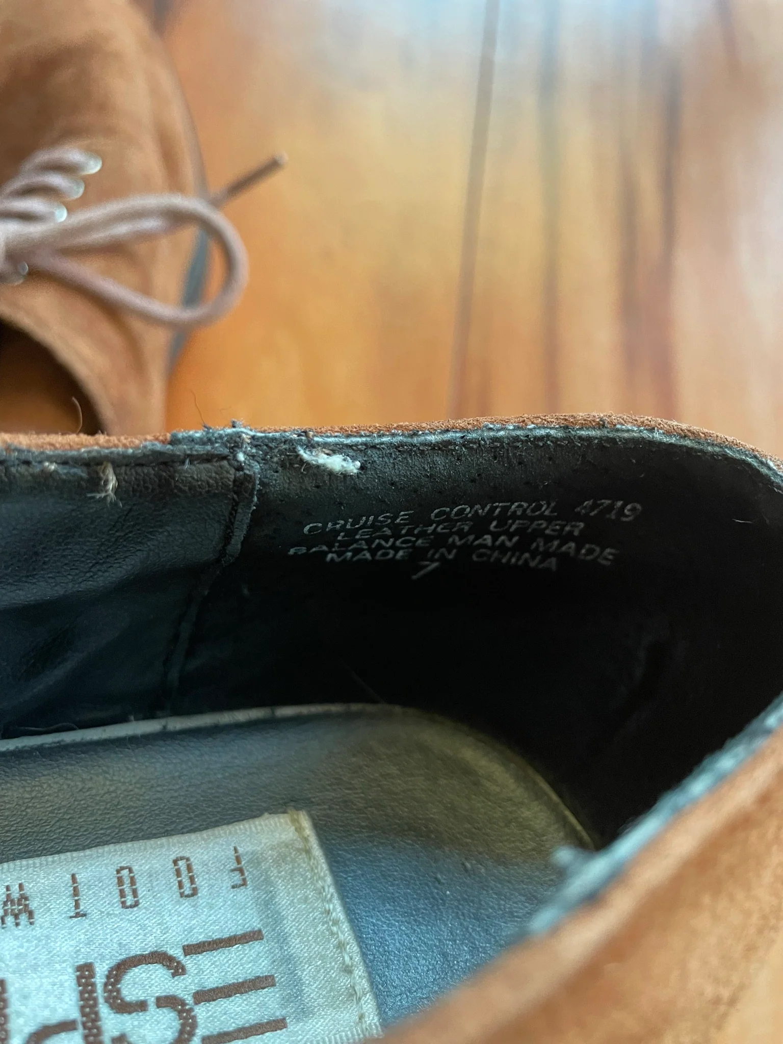 90s/00s Platform Chunky Lace Up Brown Loafers By Espirit - Image 8