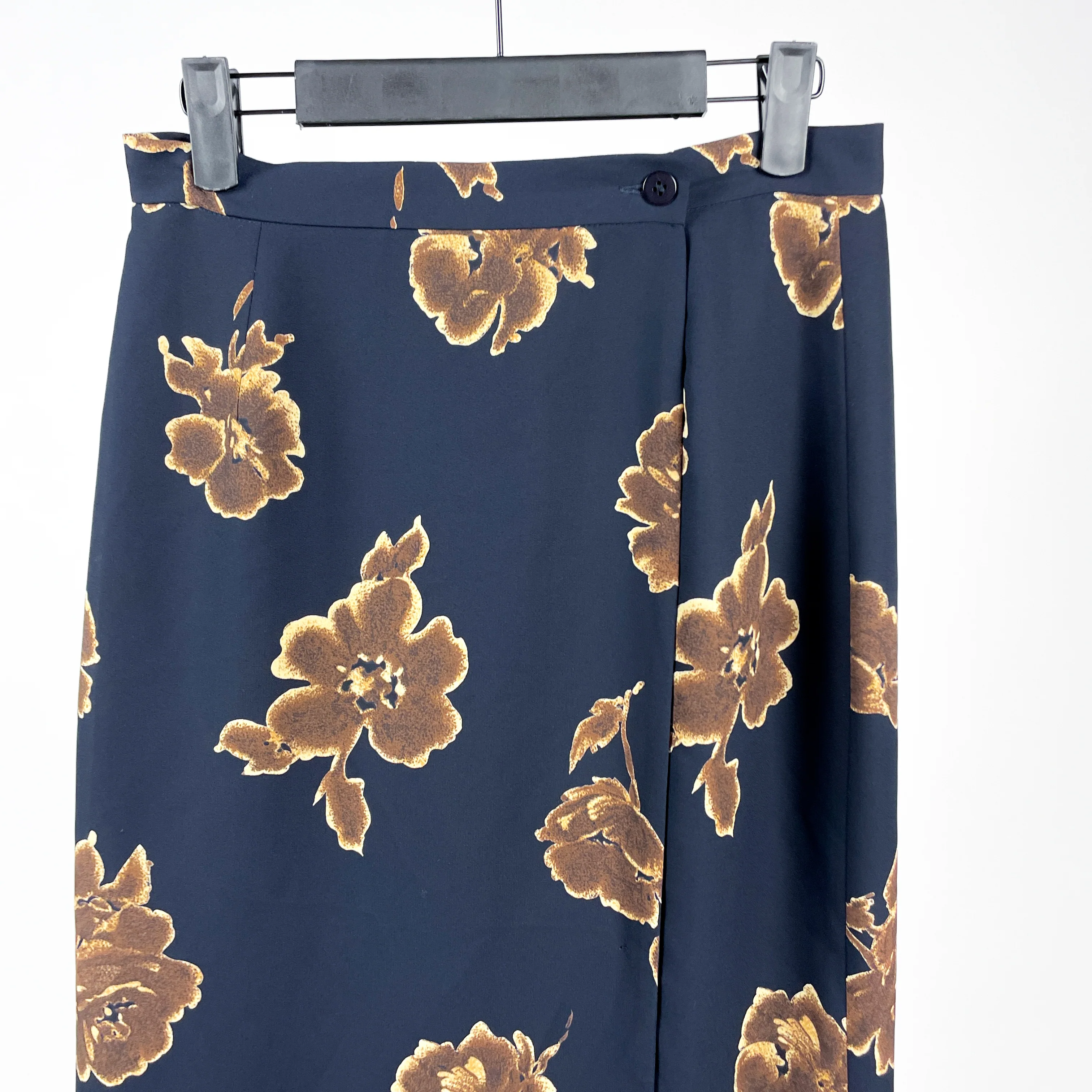 90s/00s 90s 00s Floral Tropical Midi Skirt Slip Fairycore - Image 5