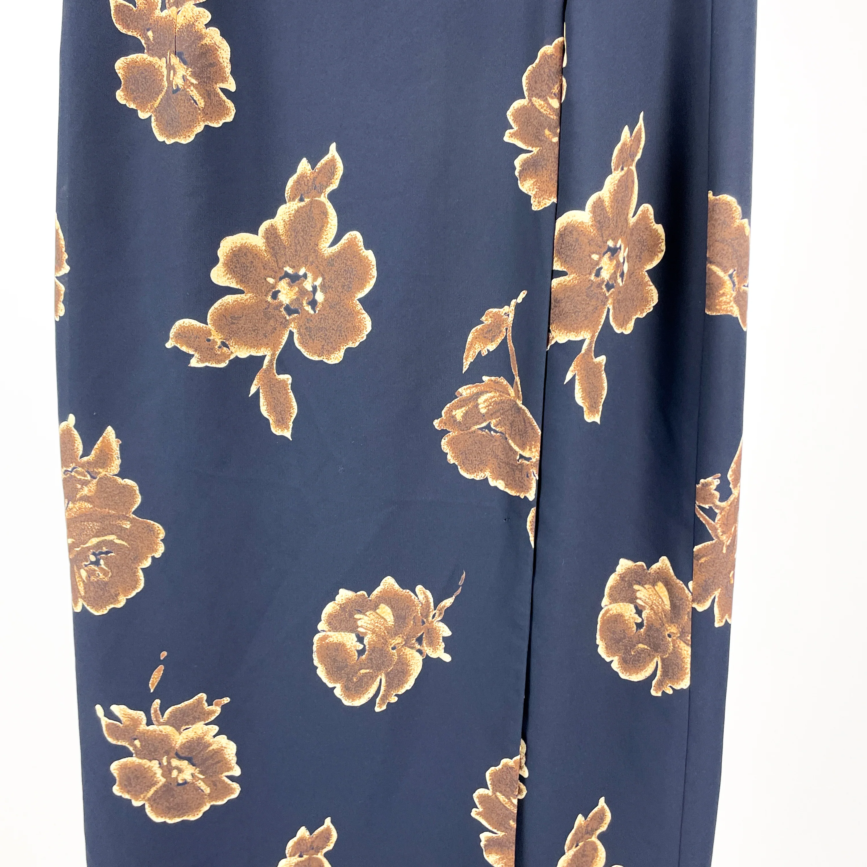 90s/00s 90s 00s Floral Tropical Midi Skirt Slip Fairycore - Image 6
