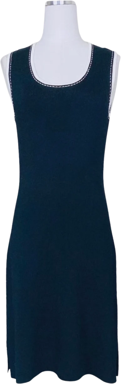 90s/00s 90s Vintage Vertigo Rayon And Nylon Knit Dress Set - Image 2
