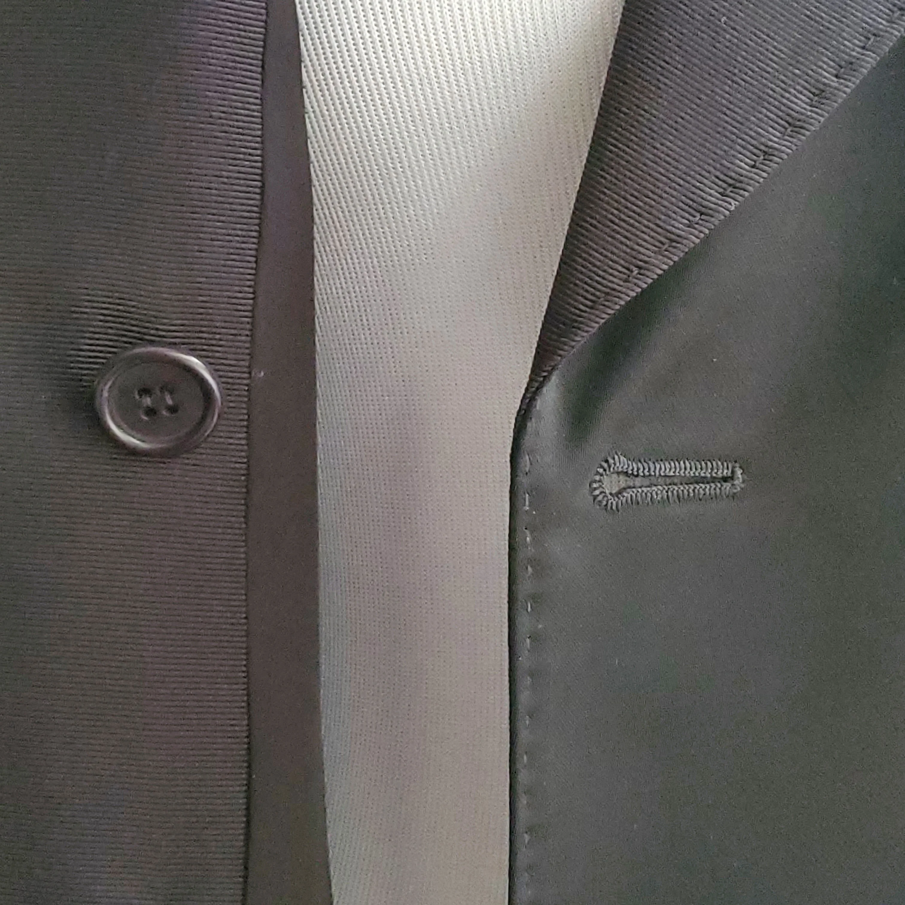 90s/00s Alexander Mcqueen Tuxedo Style Embellished Coat By Alexander Mcqueen - Image 10