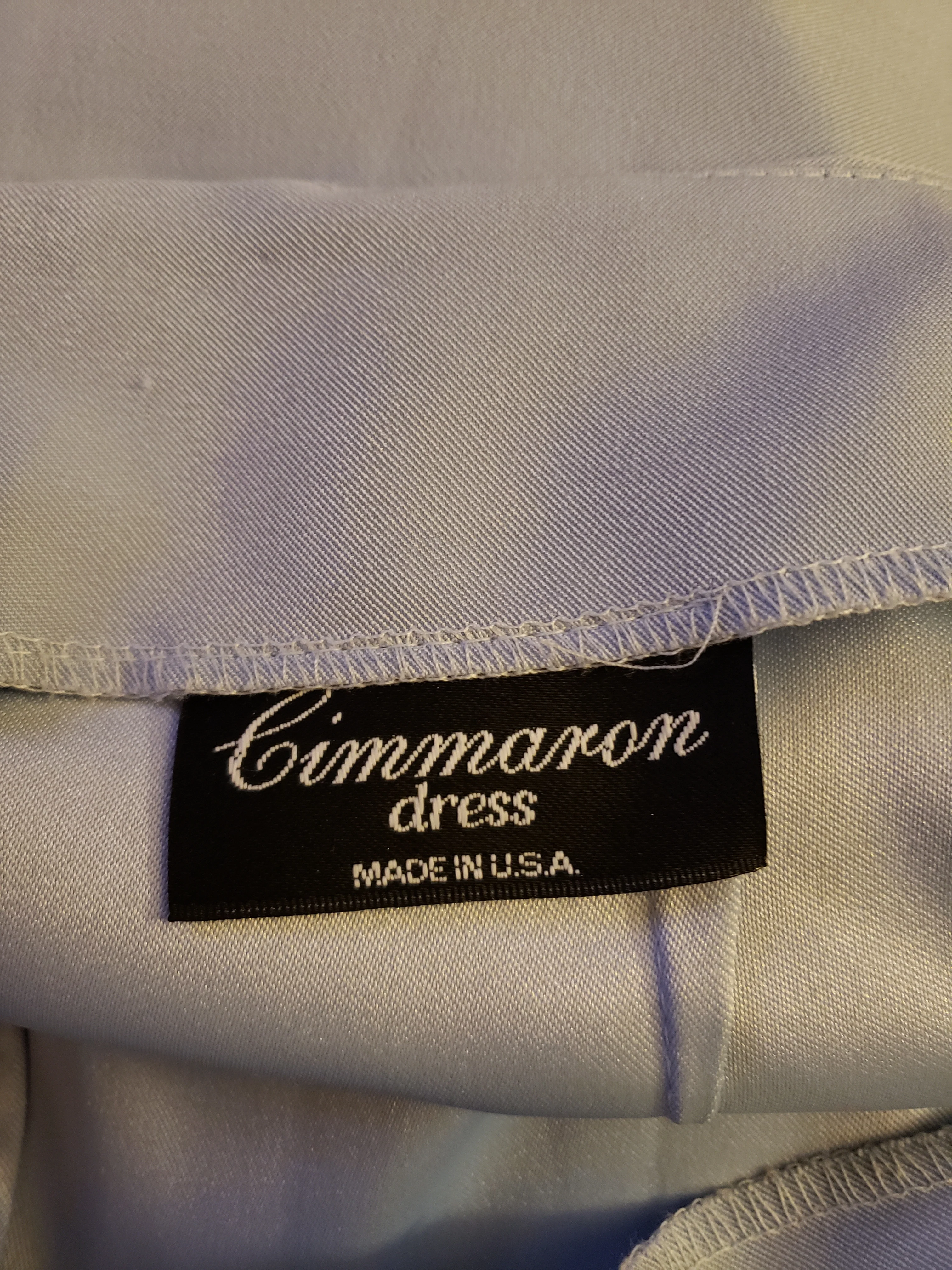 90s/00s Baby Blue Miniskirt By Cimmaron Dress - Image 3