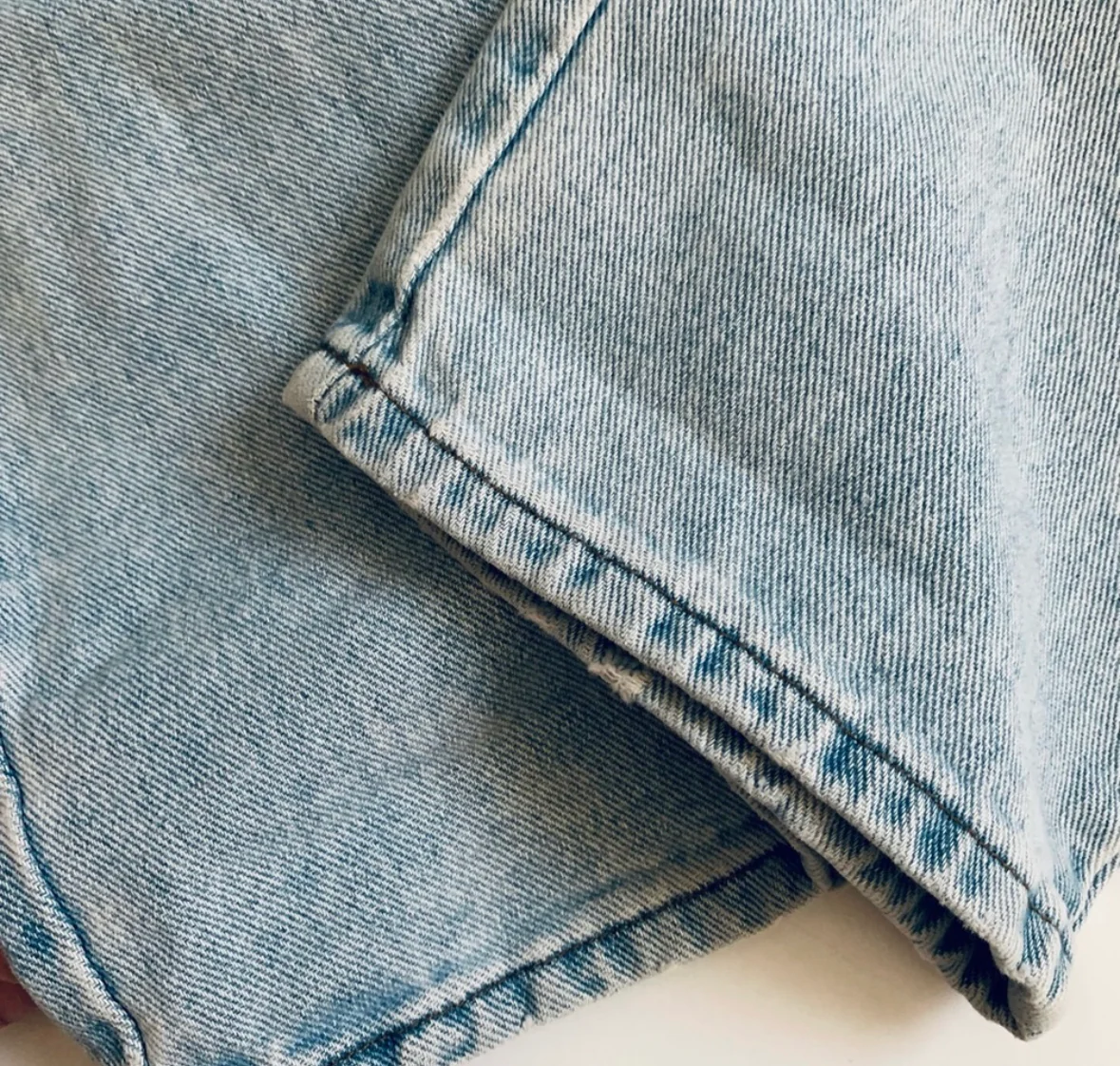 90s/00s Classic Light Wash Straight Leg Baggy Jeans By Riders - Image 10