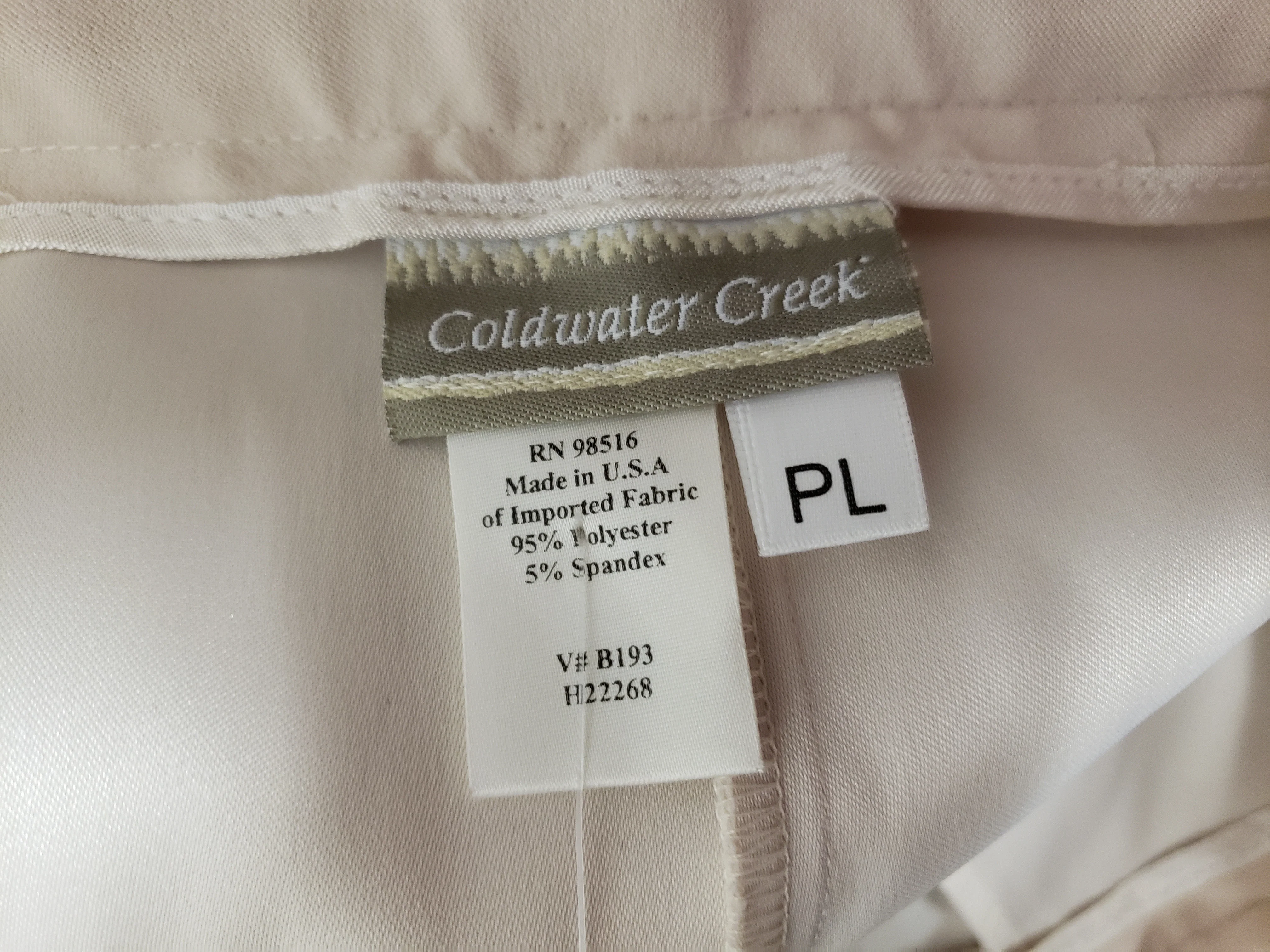 90s/00s Cream Pleated High Rise Trousers By Coldwater Creek - Image 5
