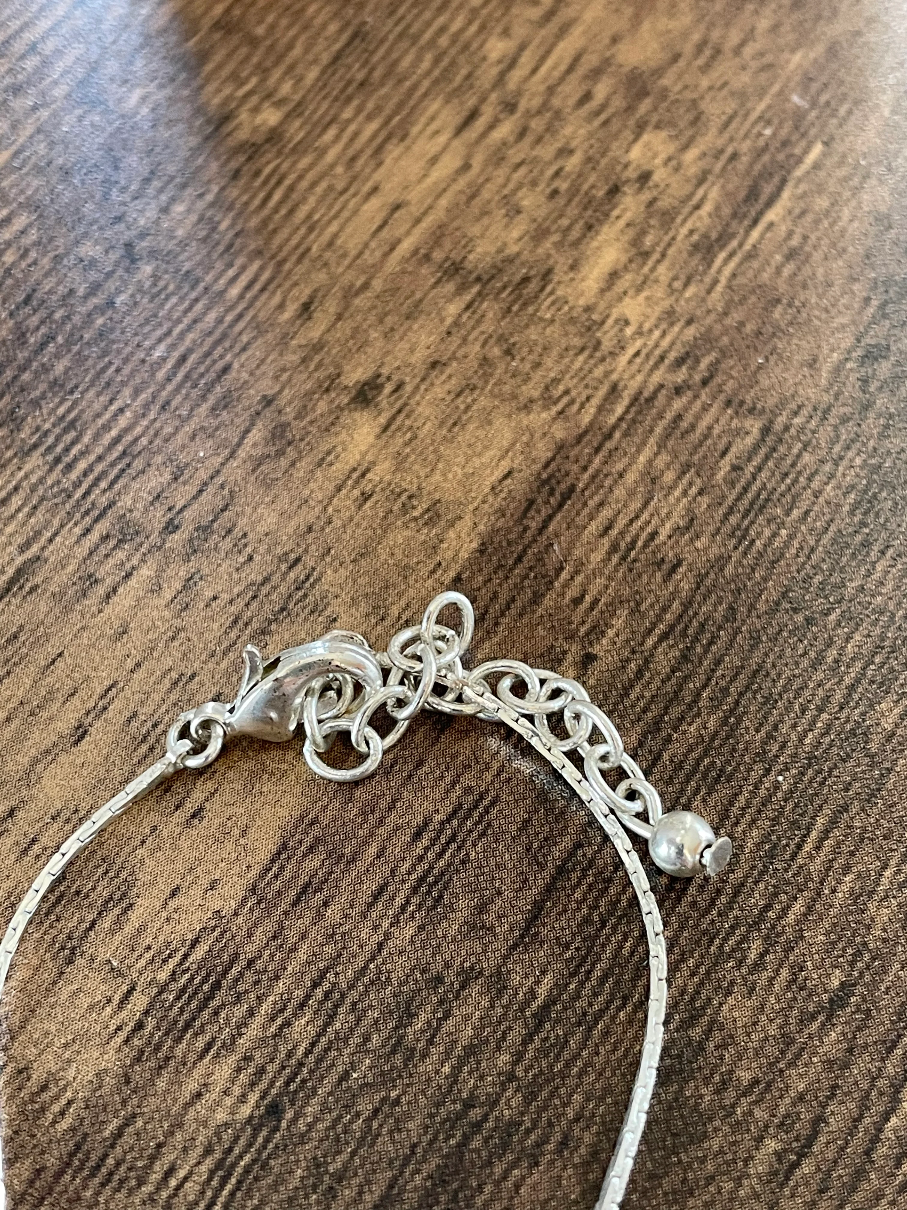 90s/00s Cz Stone And Sterling Necklace - Image 6