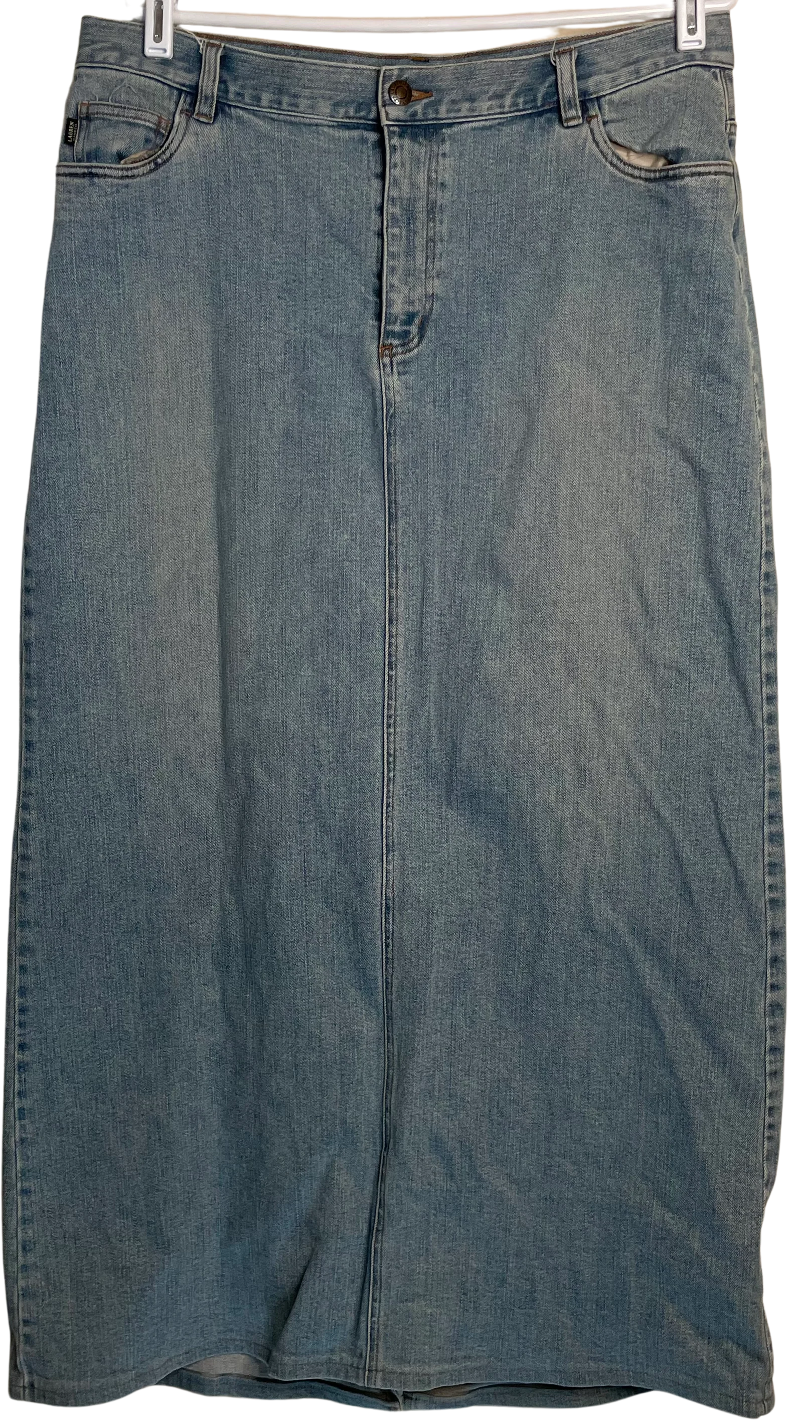 90s/00s Denim Maxi Skirt By Lauren Jeans Co.
