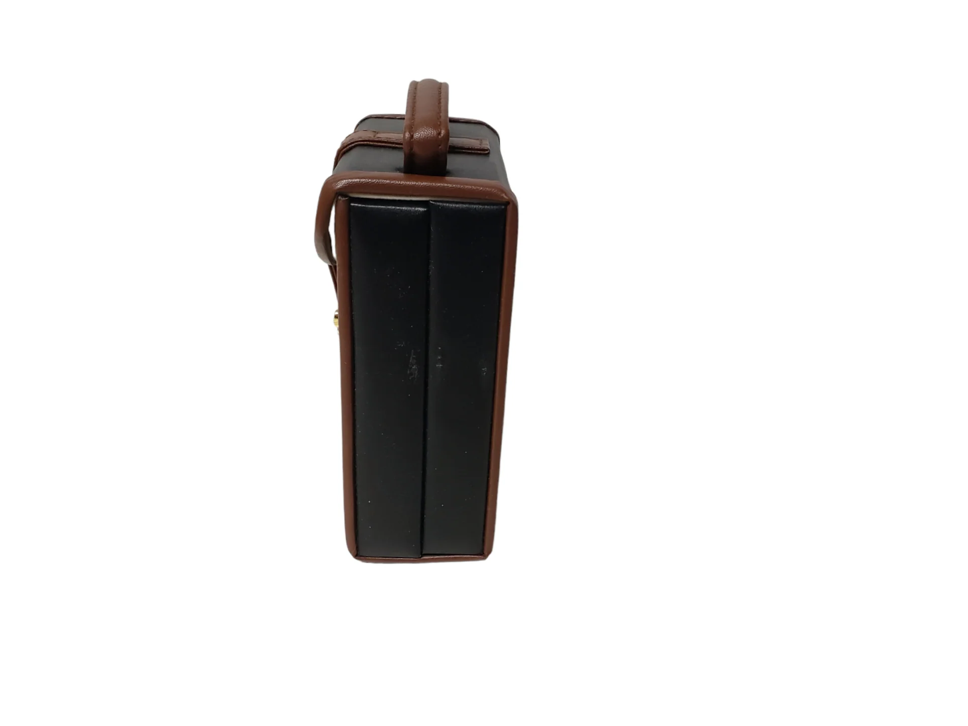 90s/00s Faux Leather Men's Travel Jewelry Case - Image 8