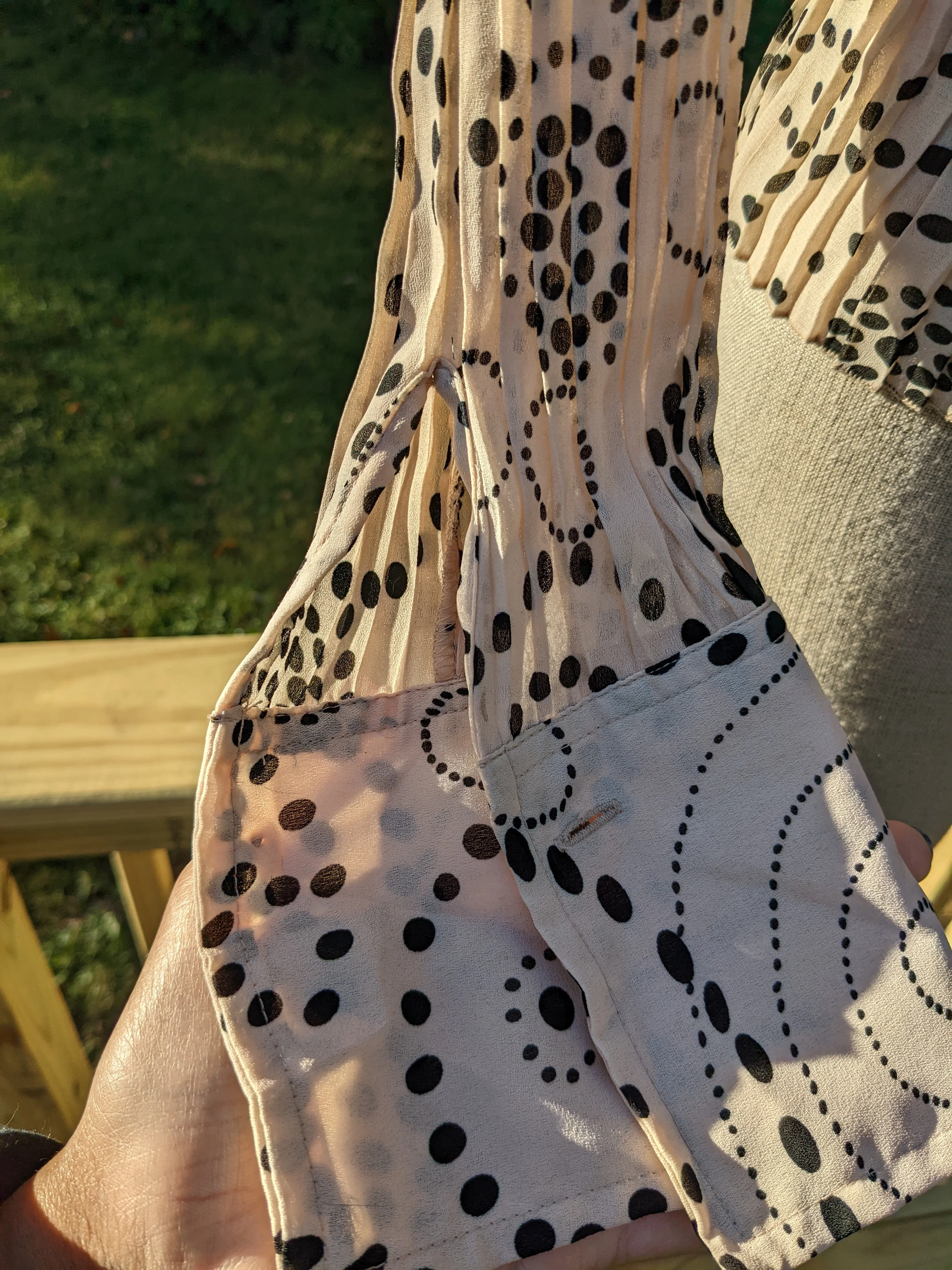 90s/00s Funky Circle Long Sleeve Top By Rene Margo - Image 5