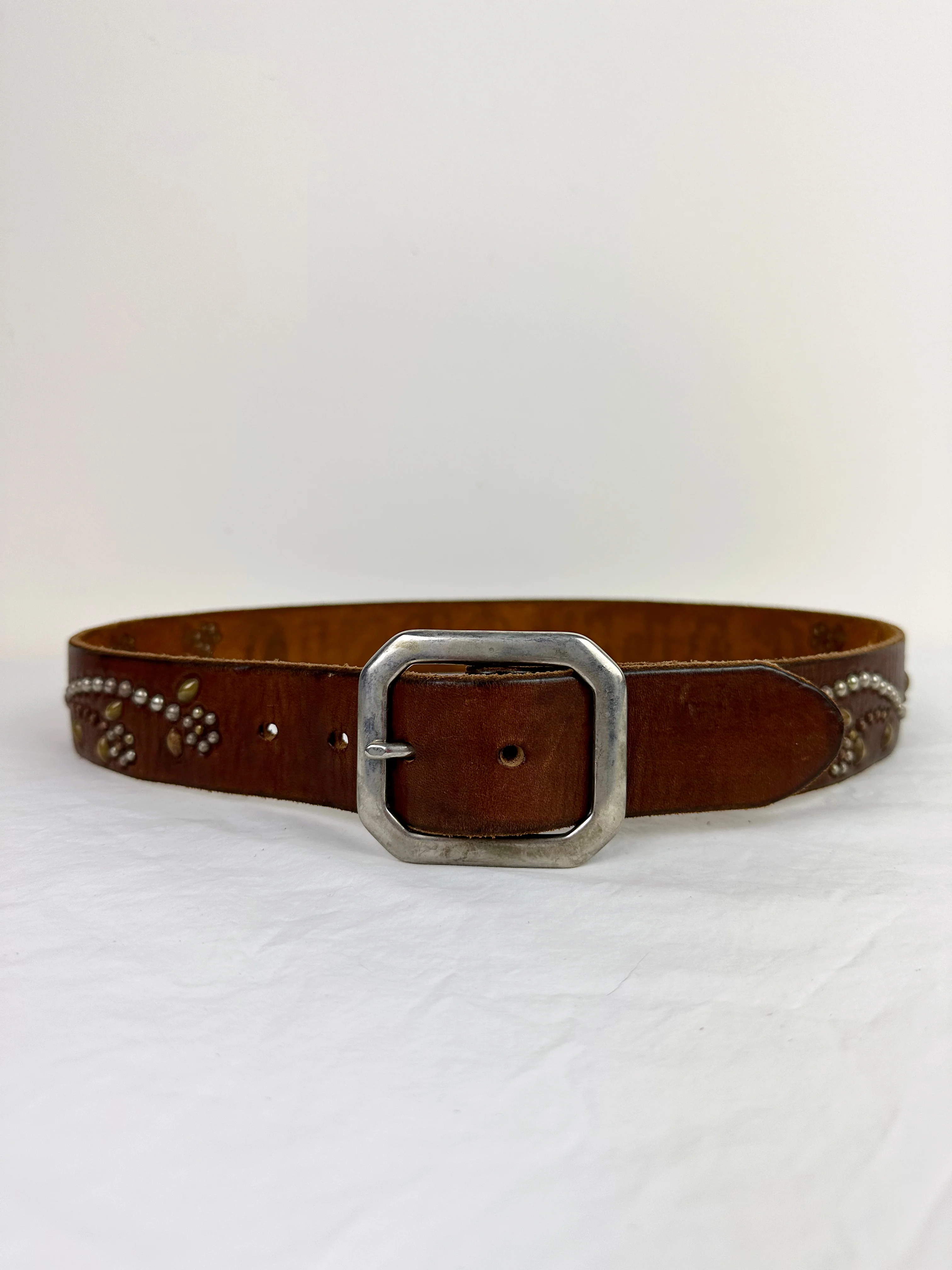 90s/00s Jeff Gallea Vintage California Studded Belt By Jeff Gallea - Image 3
