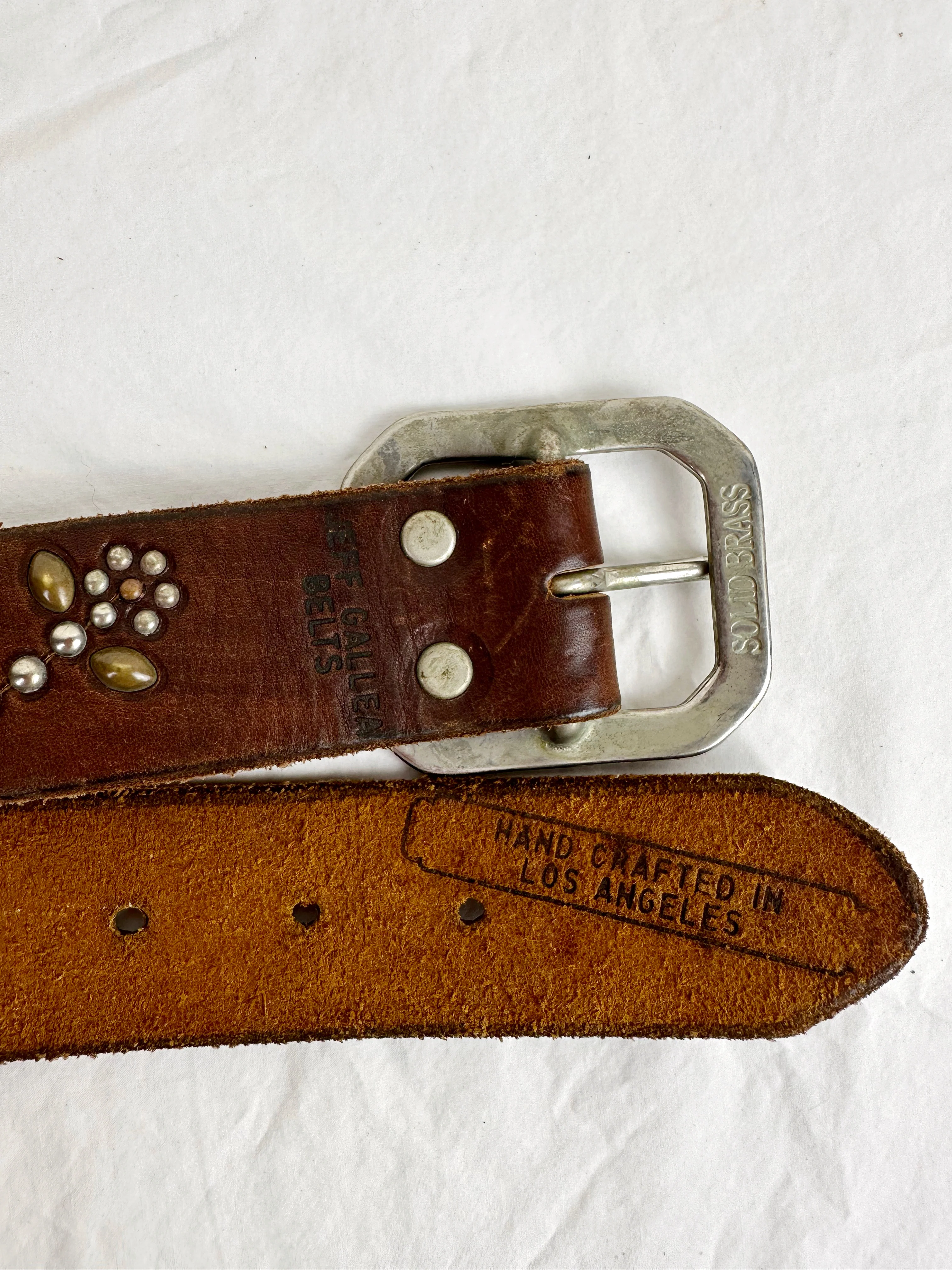 90s/00s Jeff Gallea Vintage California Studded Belt By Jeff Gallea - Image 10