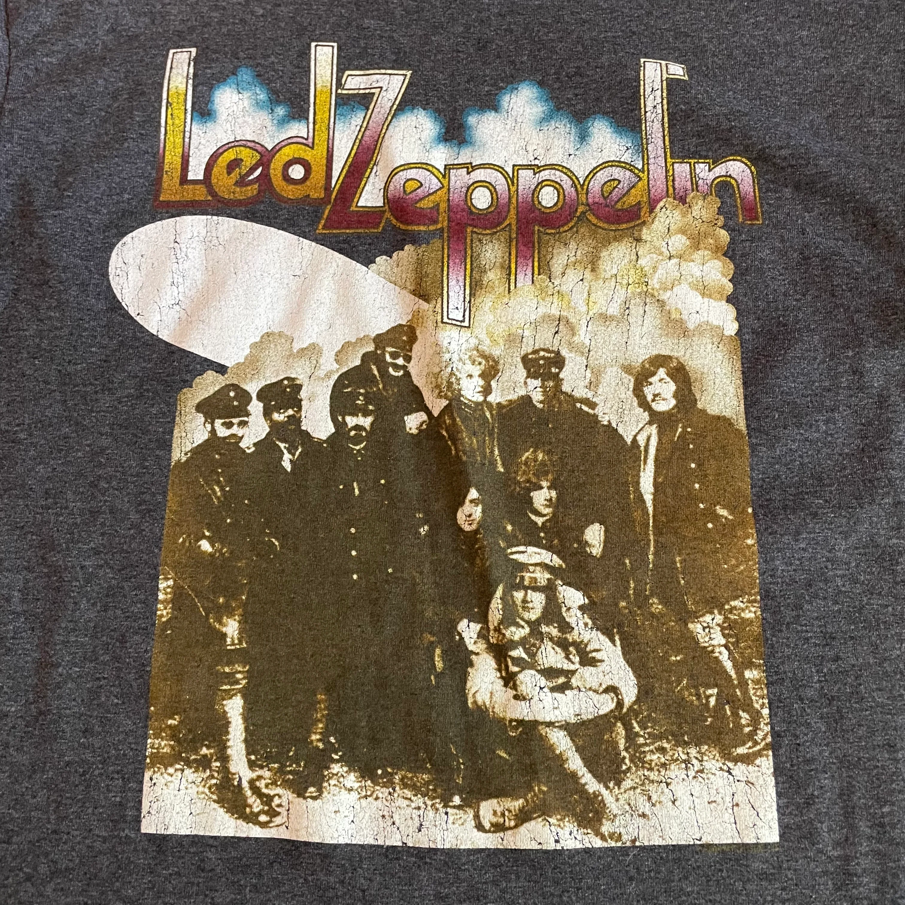 90s/00s Led Zeppelin Ringer Graphic Tee By Bayside's Best - Image 3