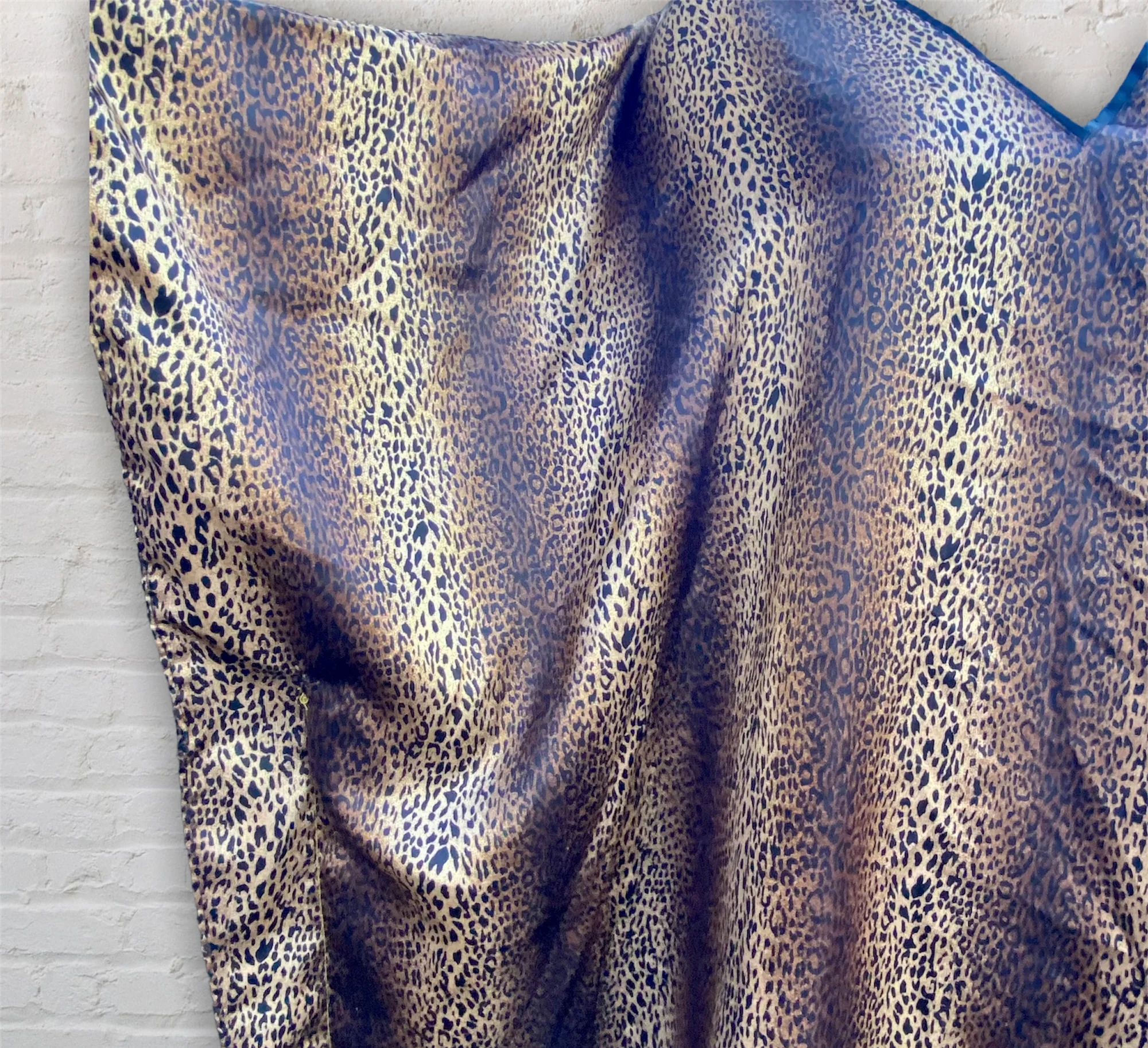 90s/00s Leopard Print Caftan Dress By Winlar - Image 3