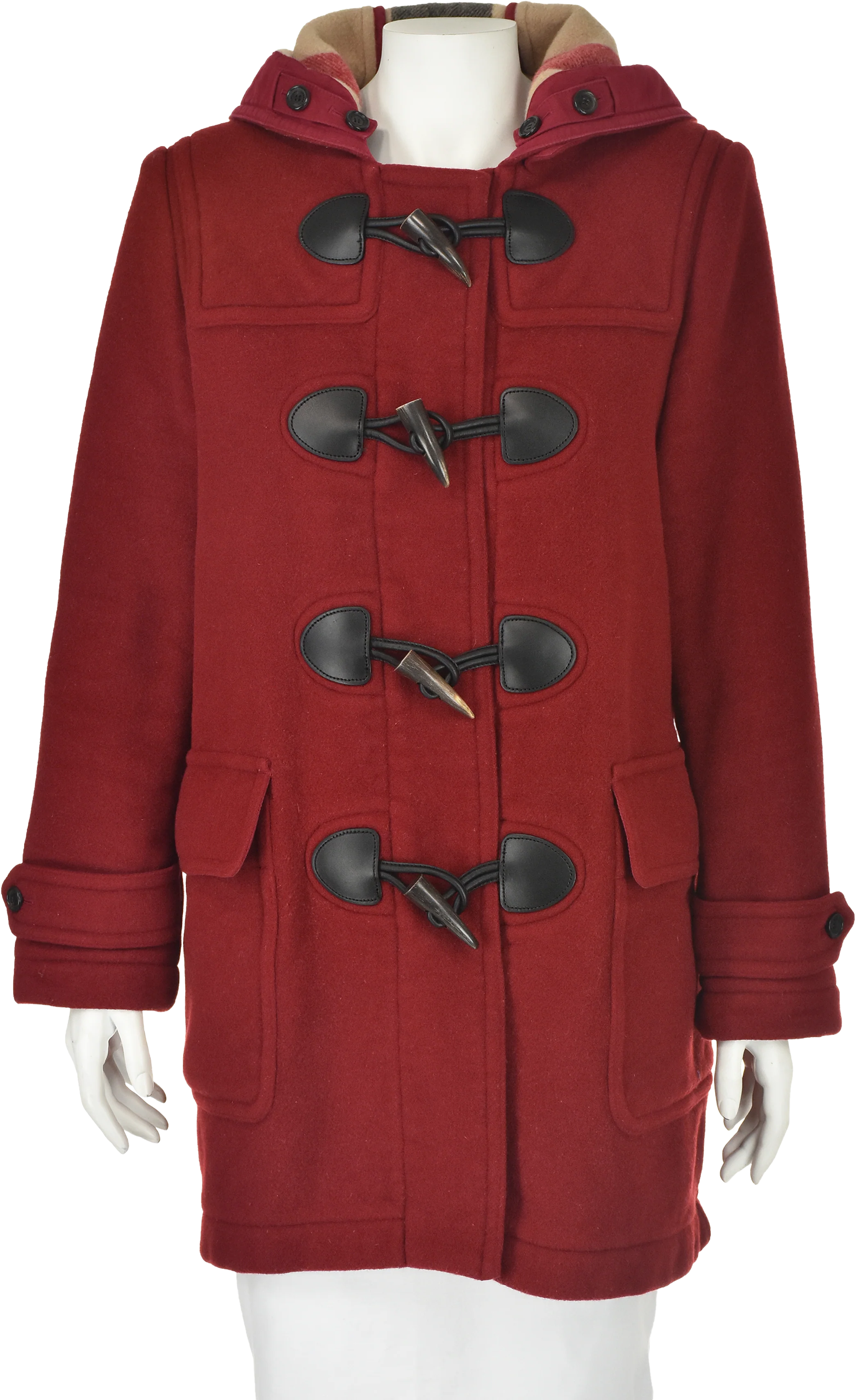 90s/00s Mersey Duffle Coat With Buffalo Horn Toggles By Burberry