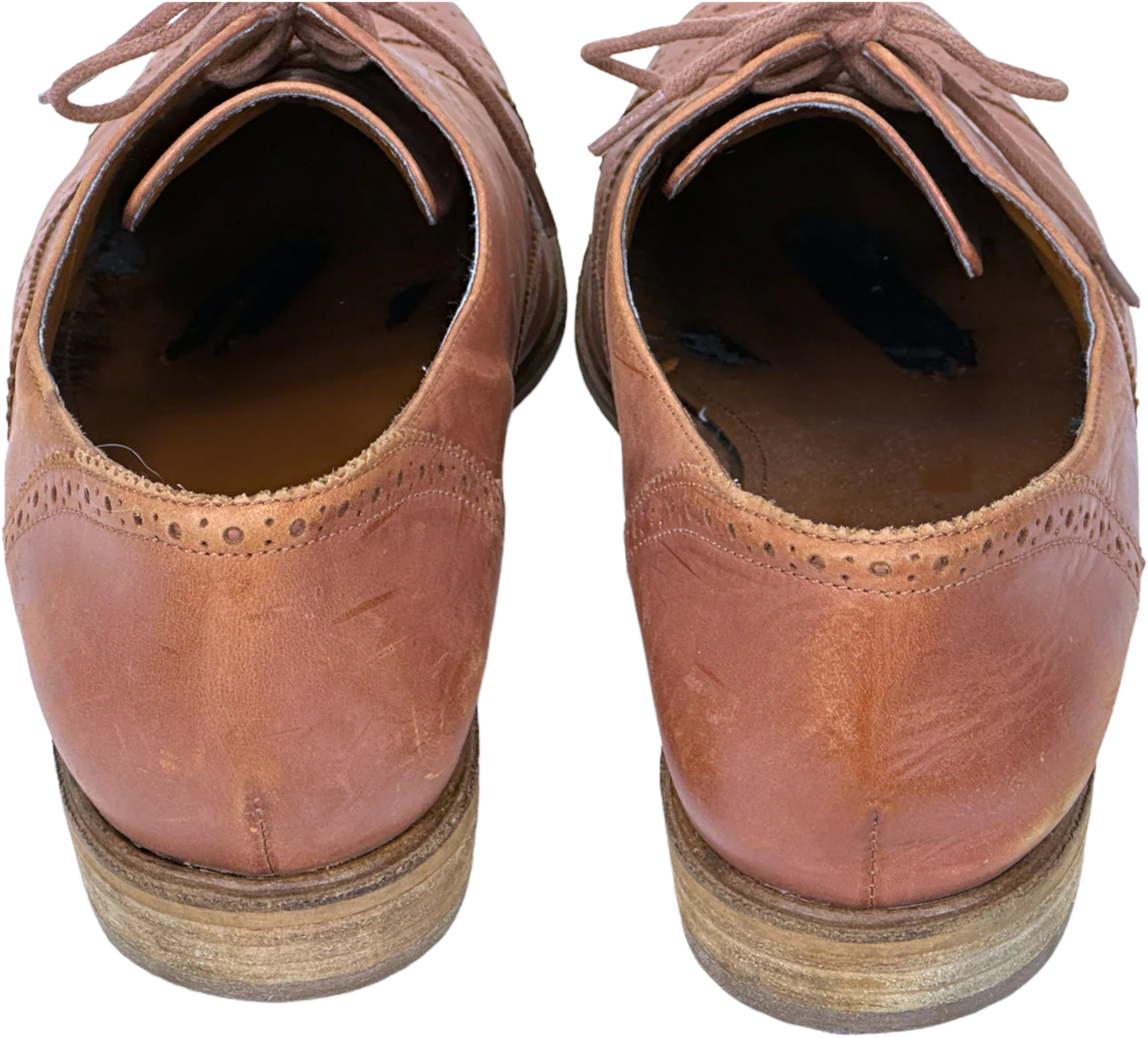 90s/00s Oxford Spectator Leather Shoes By Enzo Angiolini - Image 2