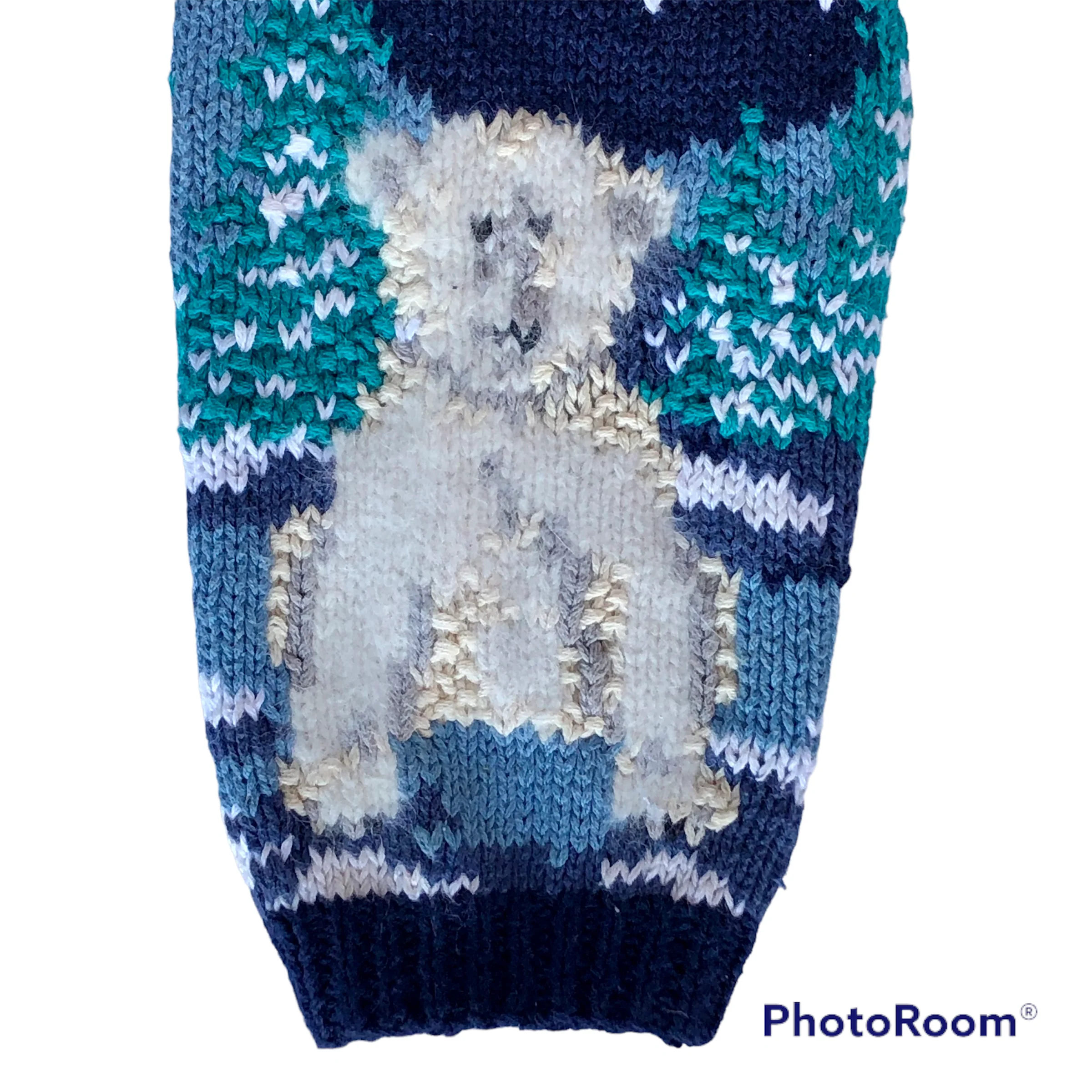 90s/00s Polar Bears Pullover Sweater Women Size Small By Design Options - Image 5