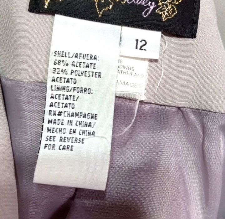 90s/00s Quality Lattice Front Pocket Blazer Full Lining By Champagne Italy - Image 6