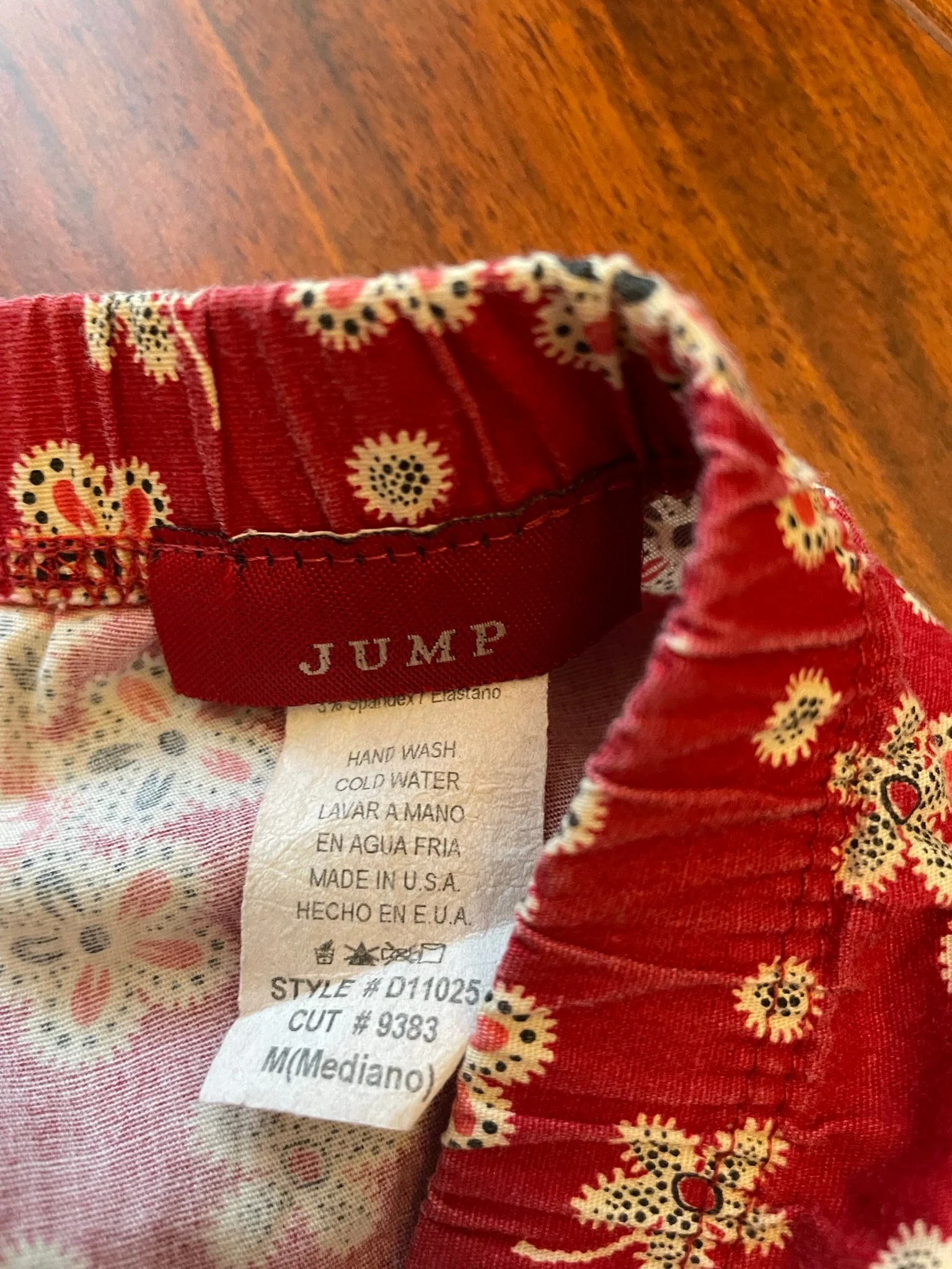 90s/00s Red Floral Tube Top Mini Dress By Jump - Image 4