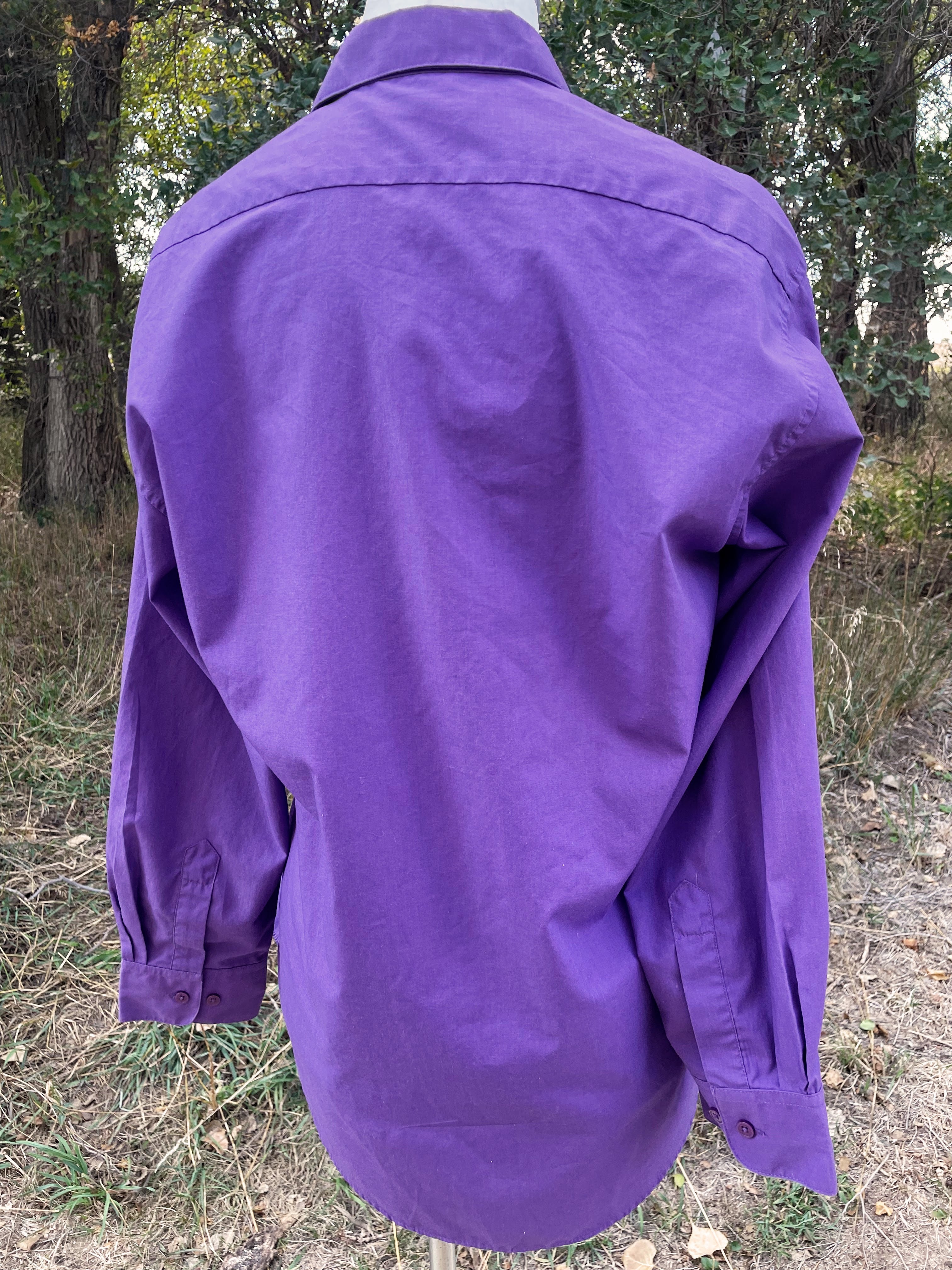90s/00s Red Hat Society Purple Shirt Applique Lady Dancers By Las Olas - Image 7
