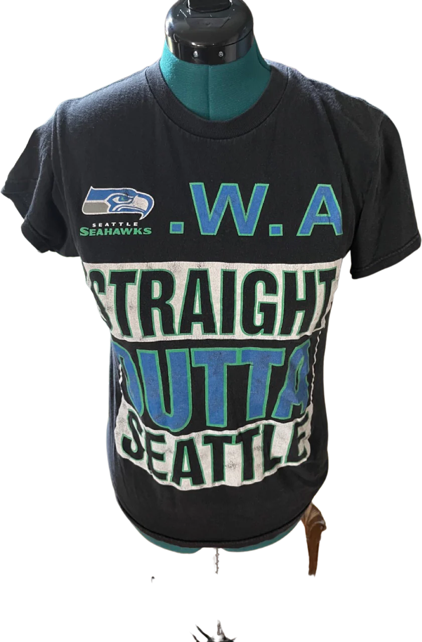 90s/00s Seattle Seahawks "Straight Outta Seattle" Nwa Tee by Nfl
