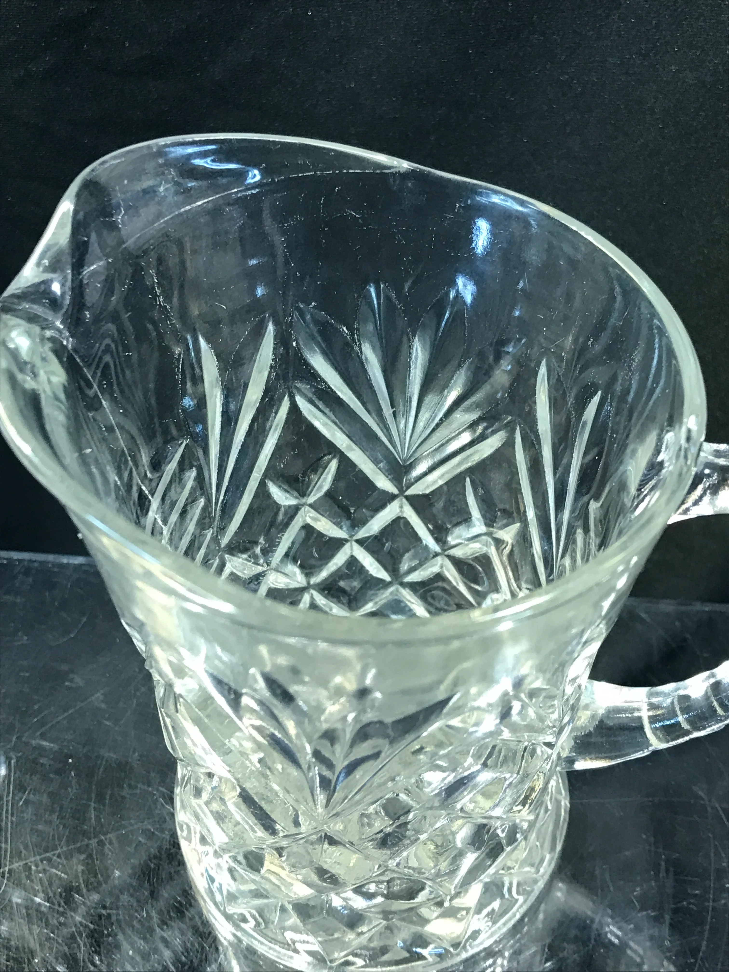 90s/00s Small Glass Creamer Pitcher - Image 6