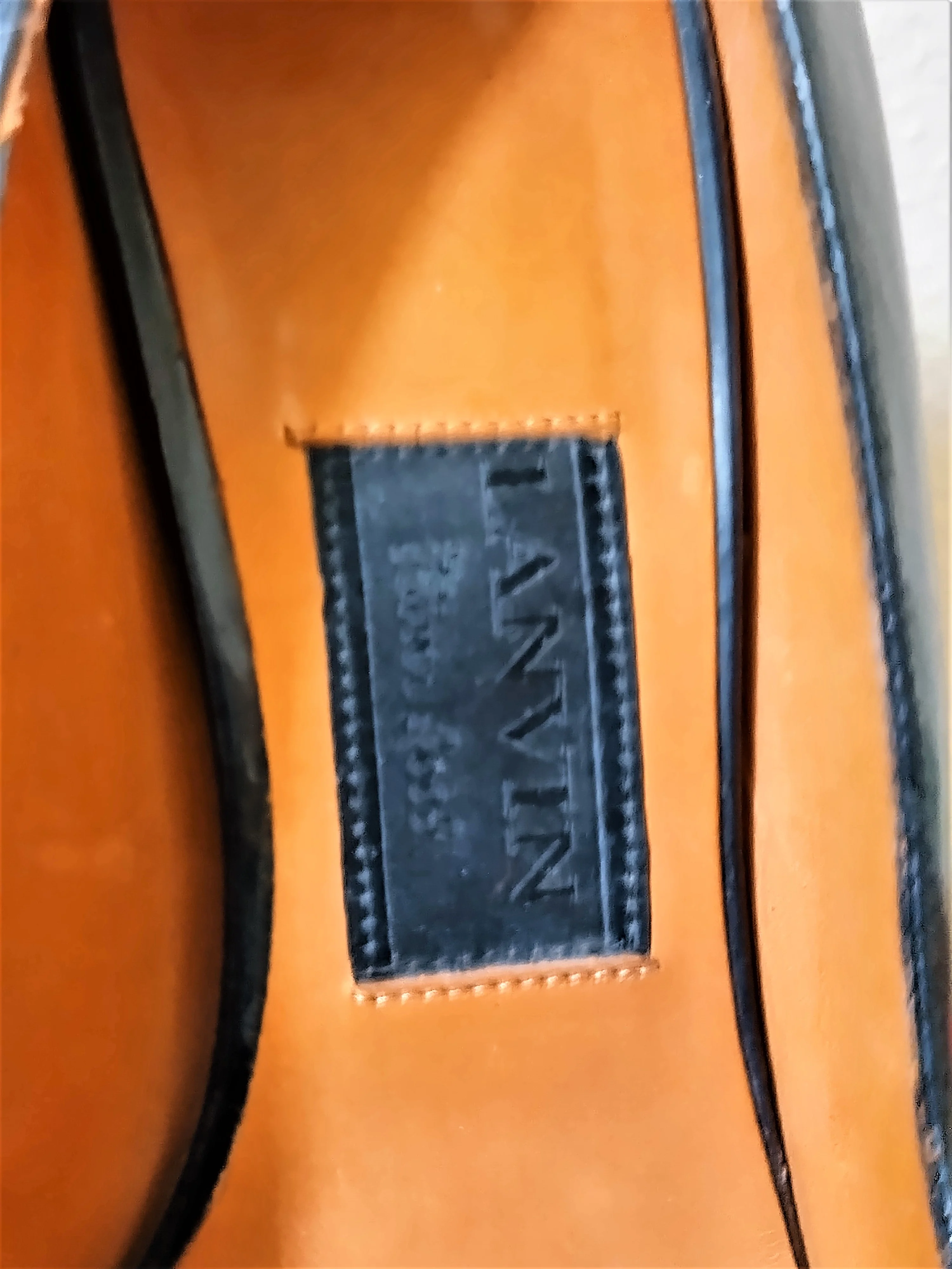 90s/00s Stunning Vintage Lanvin Platform 5' Patent Leather By Lanvin - Image 7