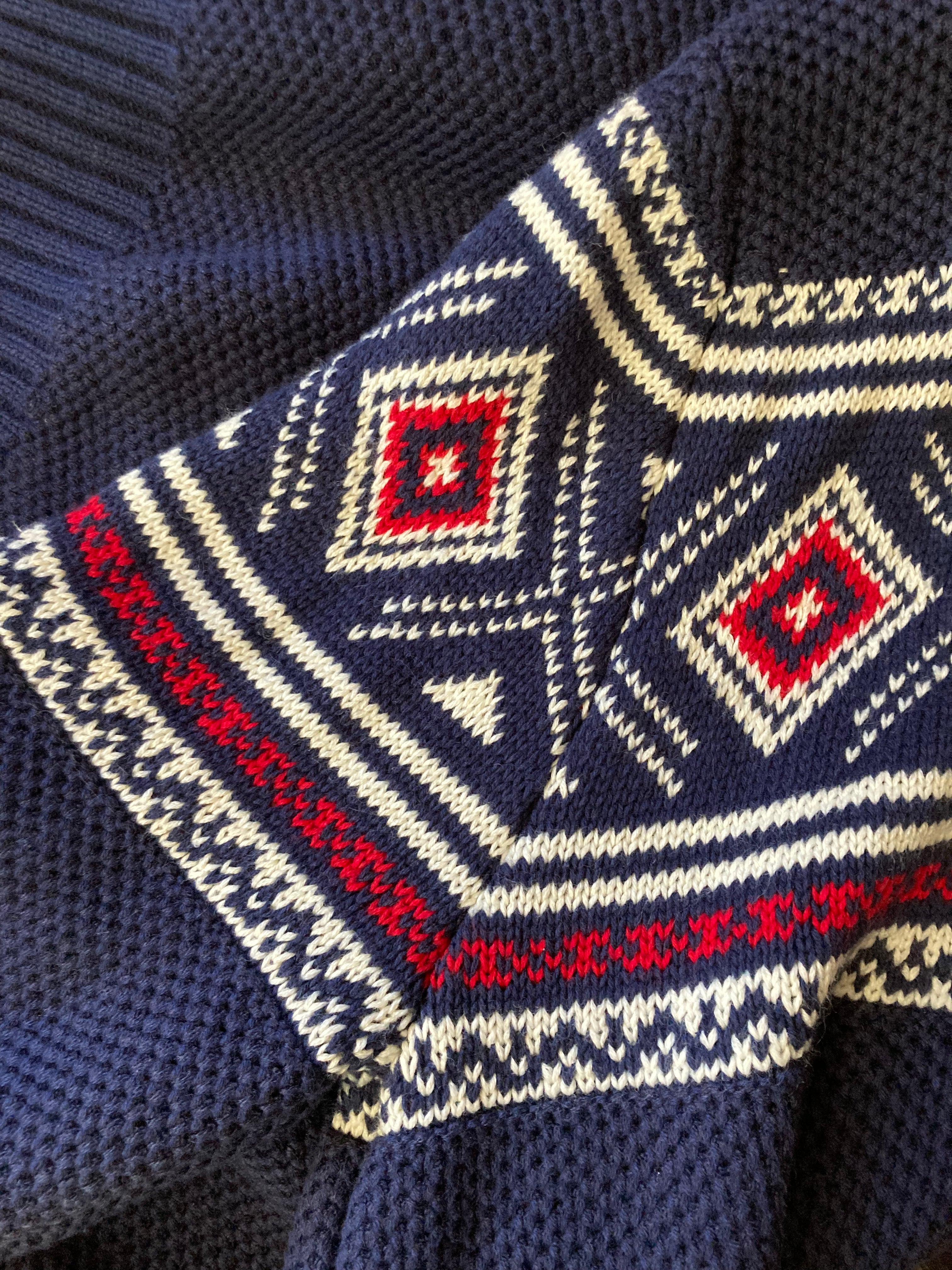 90s/00s Timeless Design Quarter Zip Sweater By Izod - Image 4