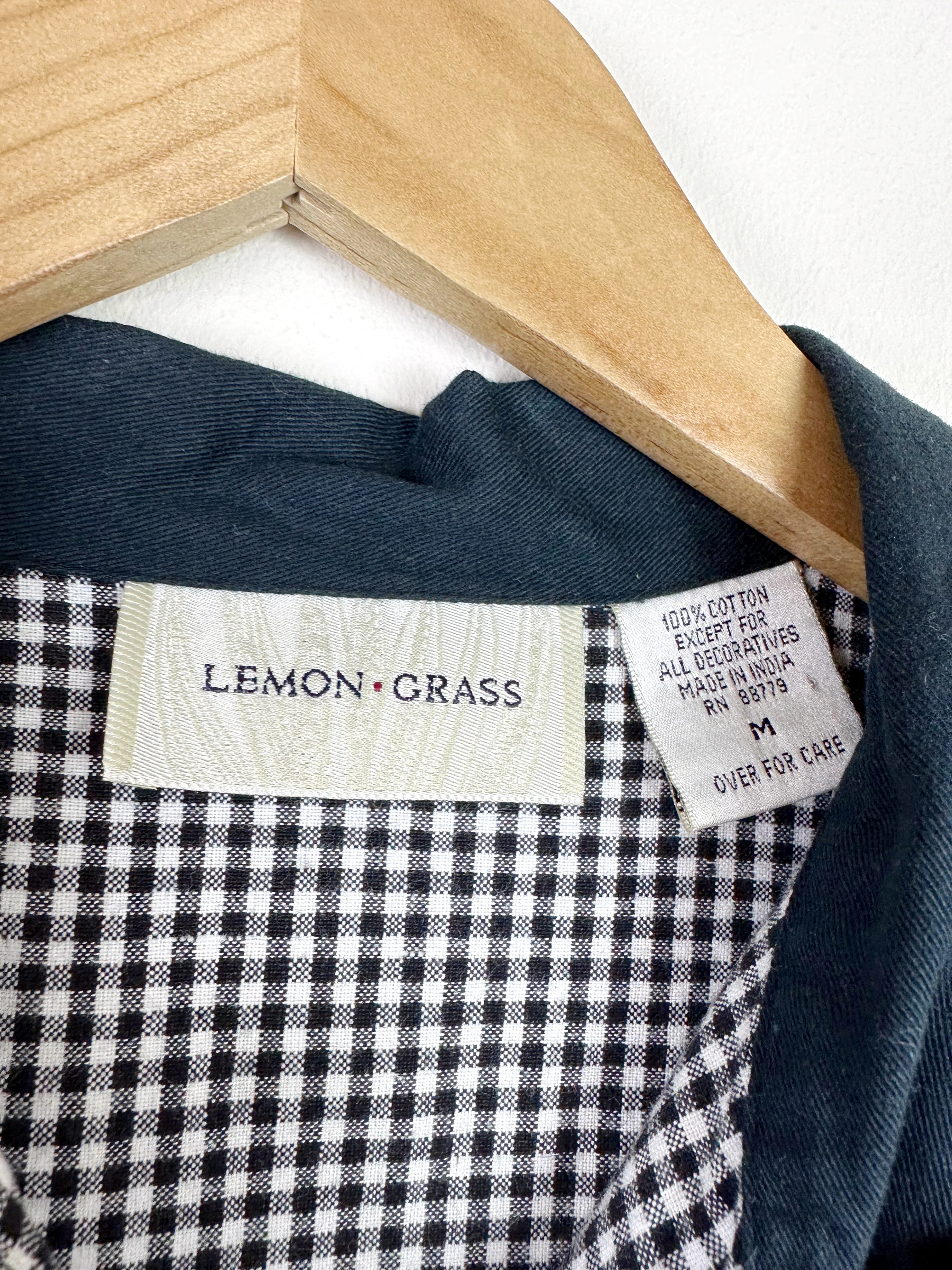 90s/00s Vintage Lemon Grass Gingham Christmas Top By Lemon Grass - Image 5