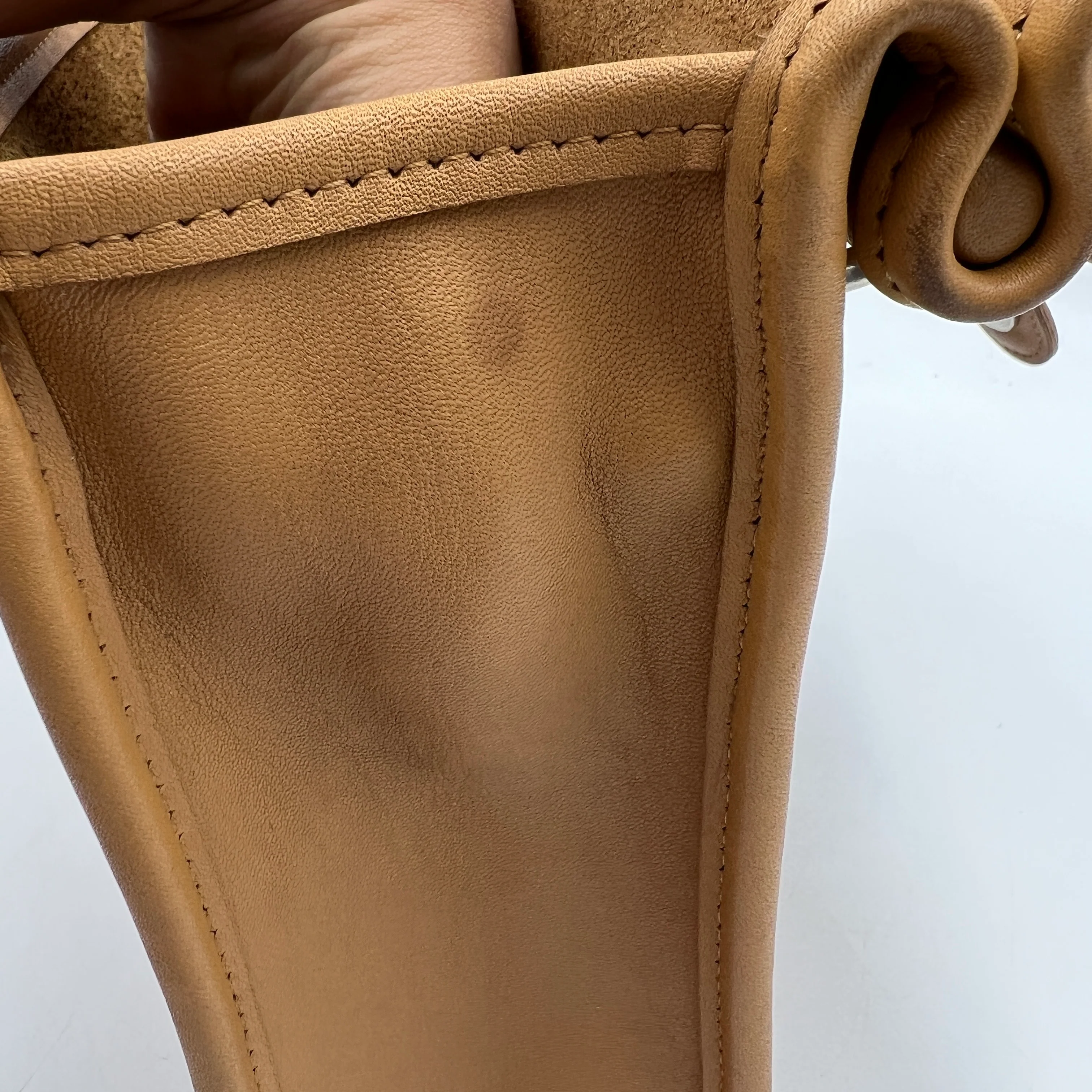 90s/00s Willis Camel Satchel Crossbody Light Academia By Coach - Image 7