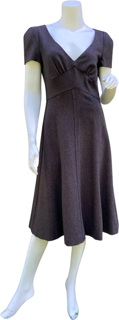 90s/00s Wool Tweed Dress By Dolce and Gabbana