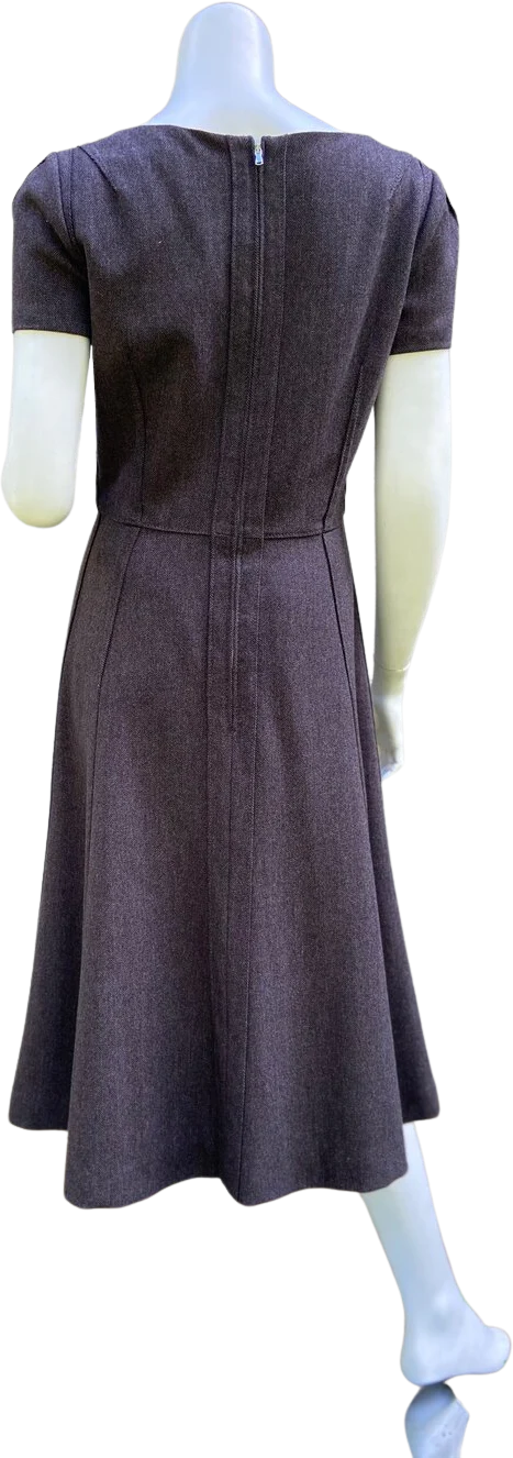 90s/00s Wool Tweed Dress By Dolce and Gabbana - Image 2