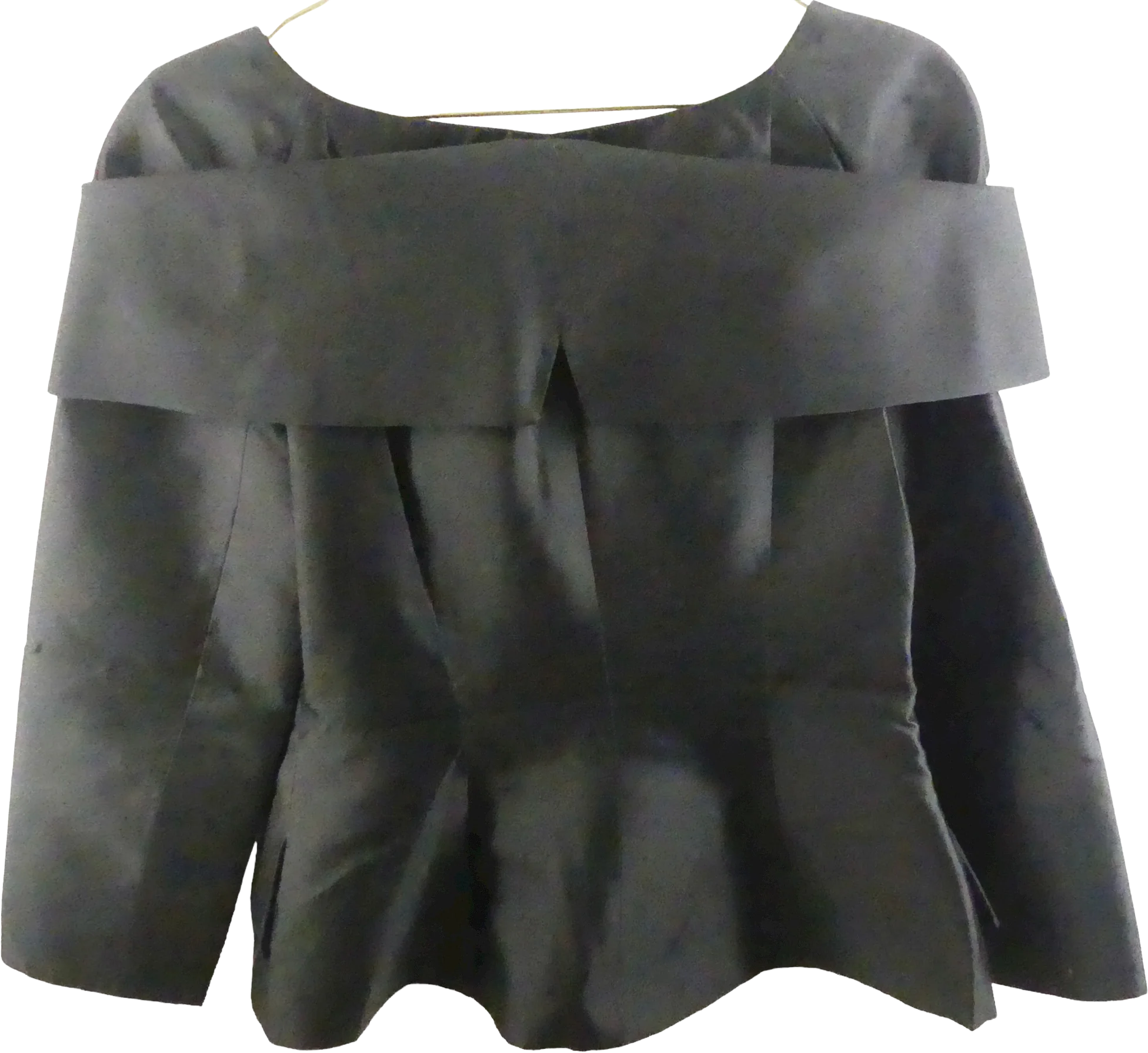 90s 100% Silk Blazer With Gold Chains By Christian Lacroix - Image 2