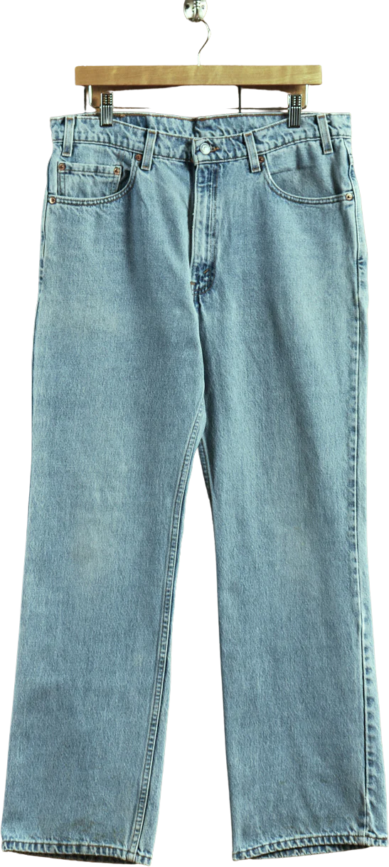 90s 517 Bootcut Light Wash Jeans - 36x32 By Levi's