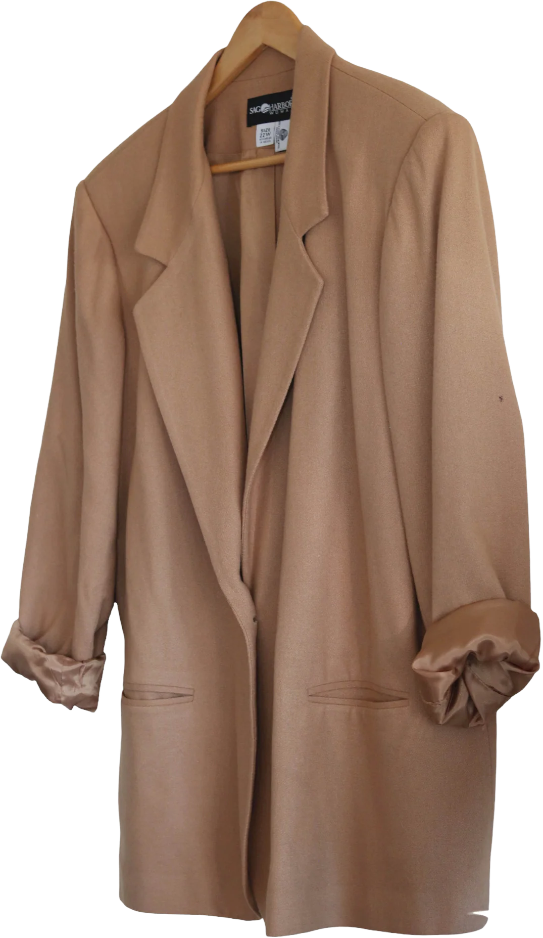 90s Plus Size Wool Blazer