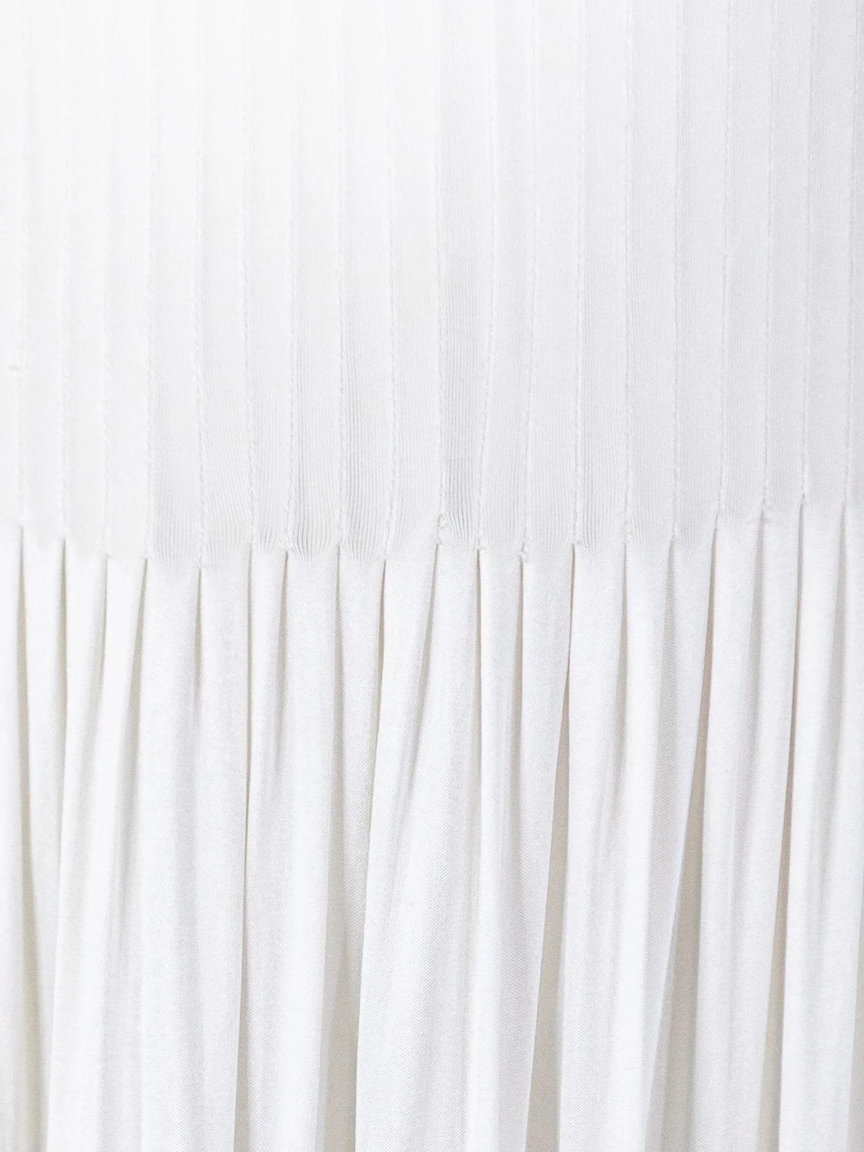 90s White Structured Top Dress With Bodysuit - Image 9