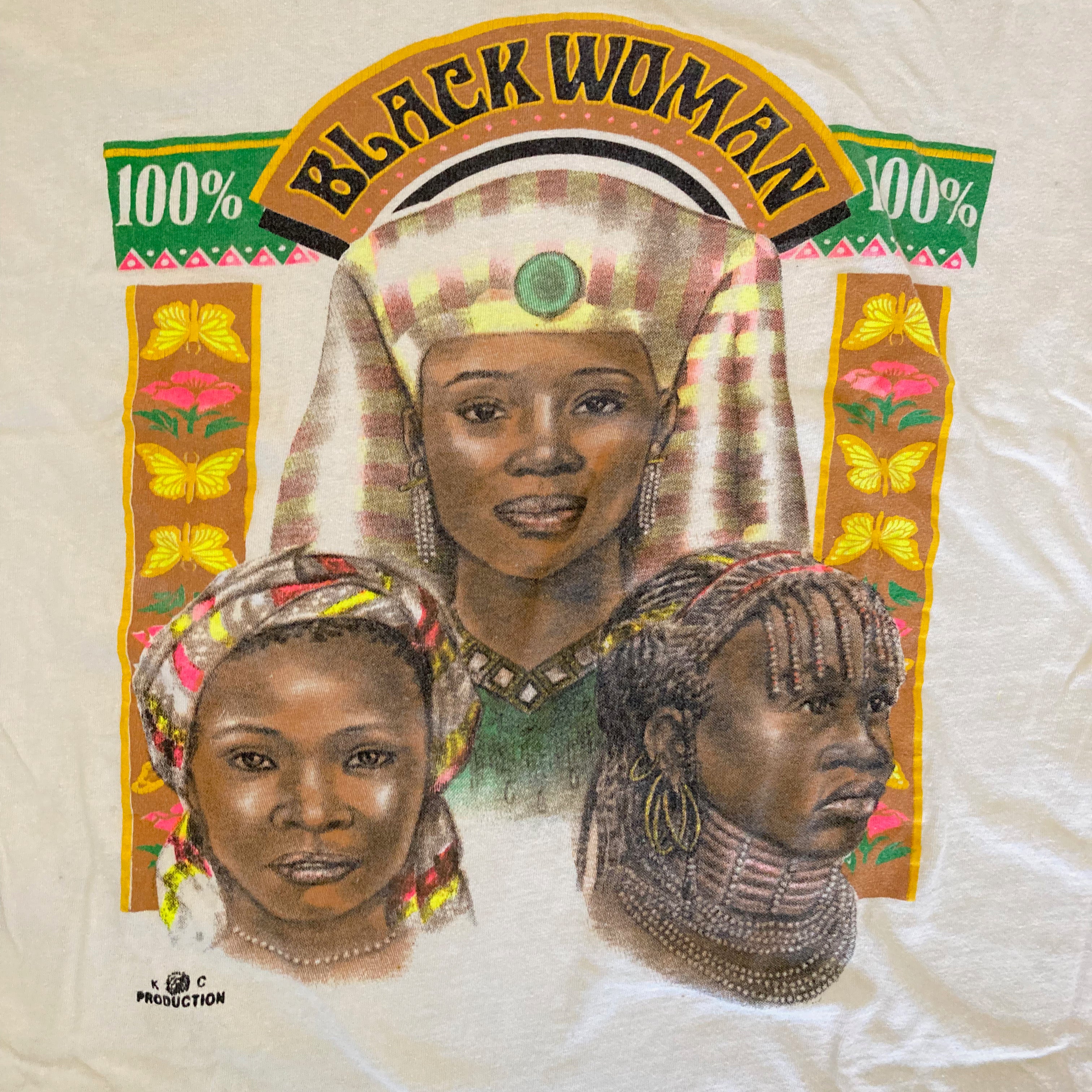 90s Queens "100% Black Women" T-shirt - Image 3