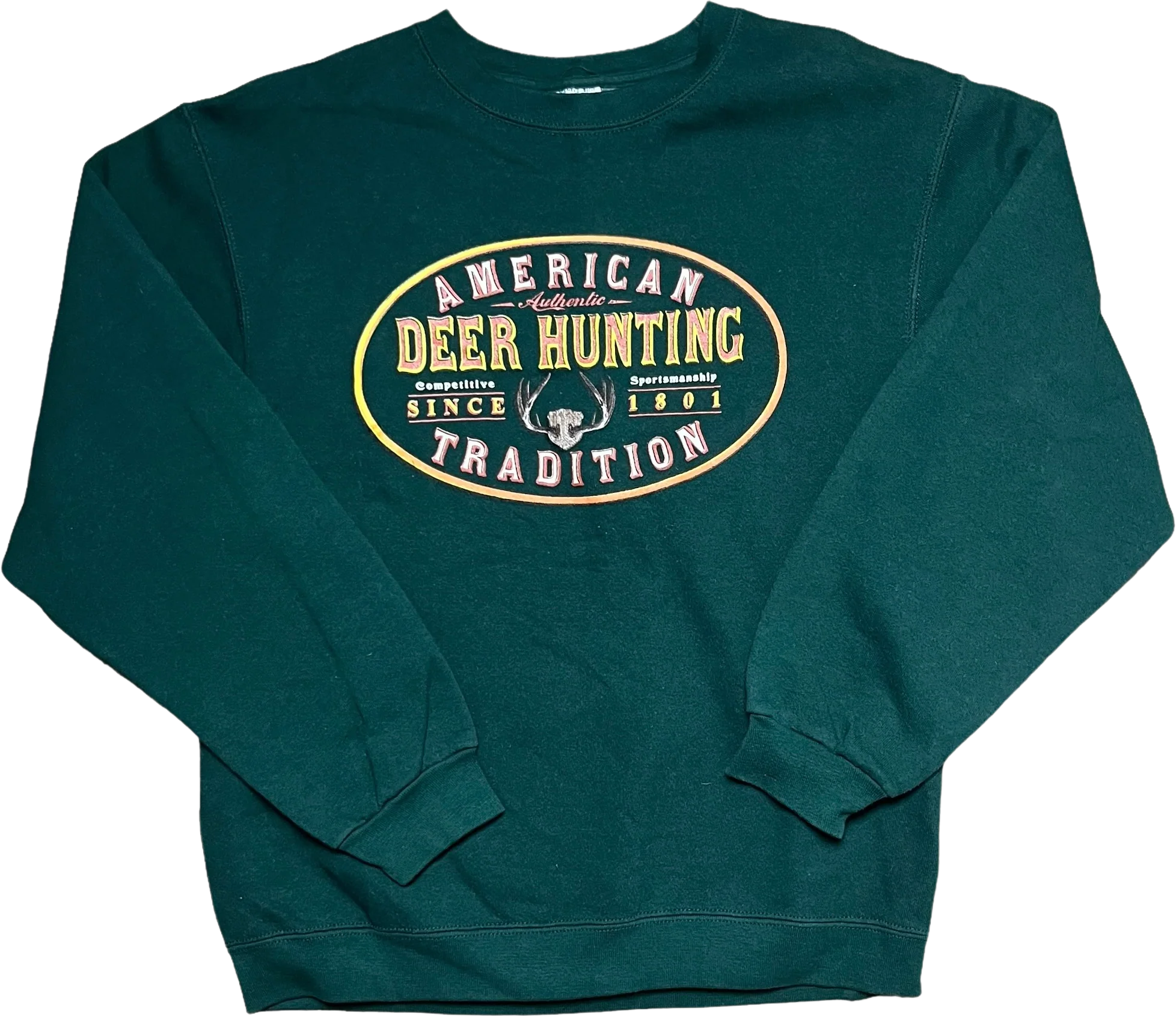 90s American Tradition Hunting Crewneck Sweatshirt By Pluma