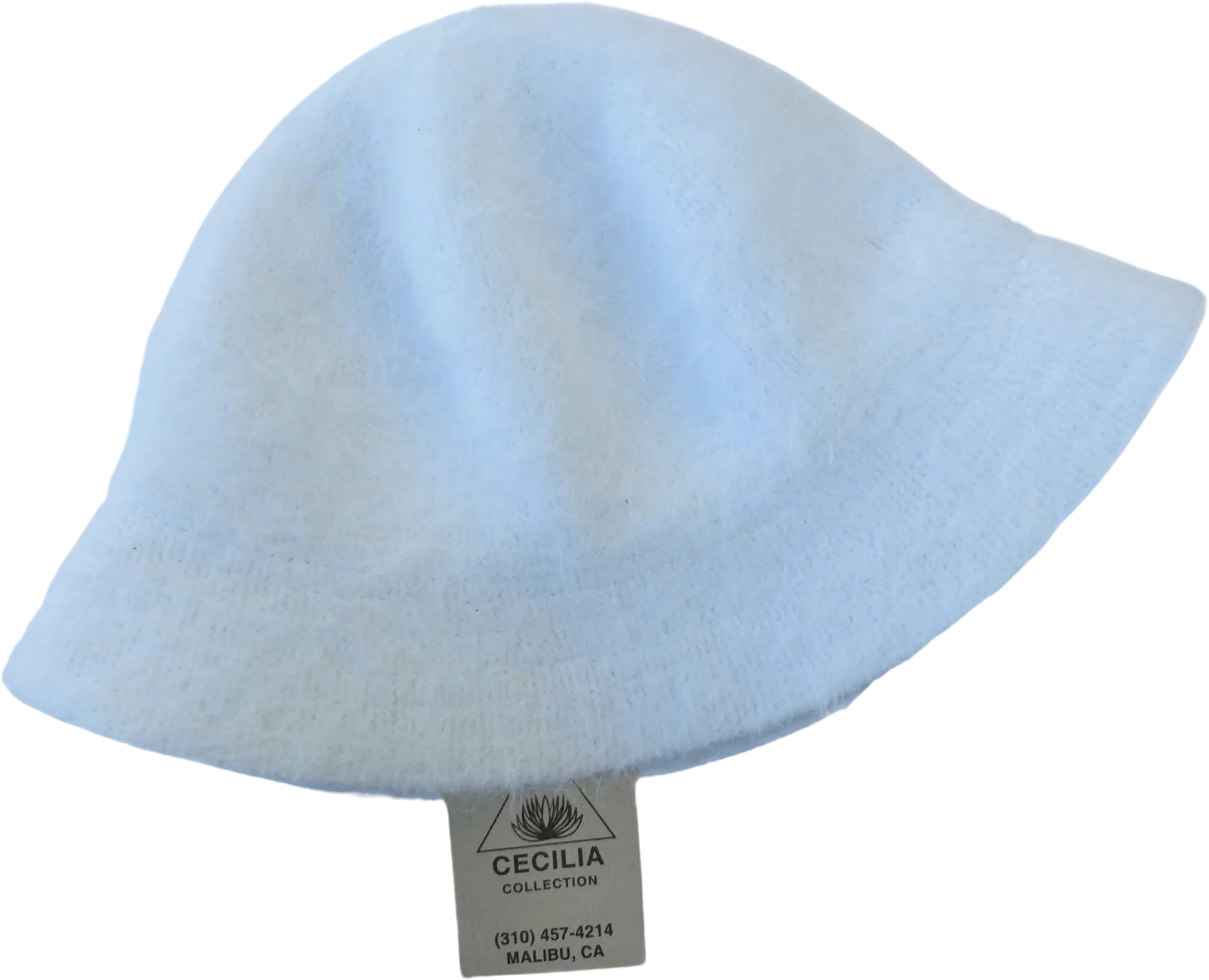 90s Angora Nylon Bucket Hat Fuzzy Ultra Soft By David & Young