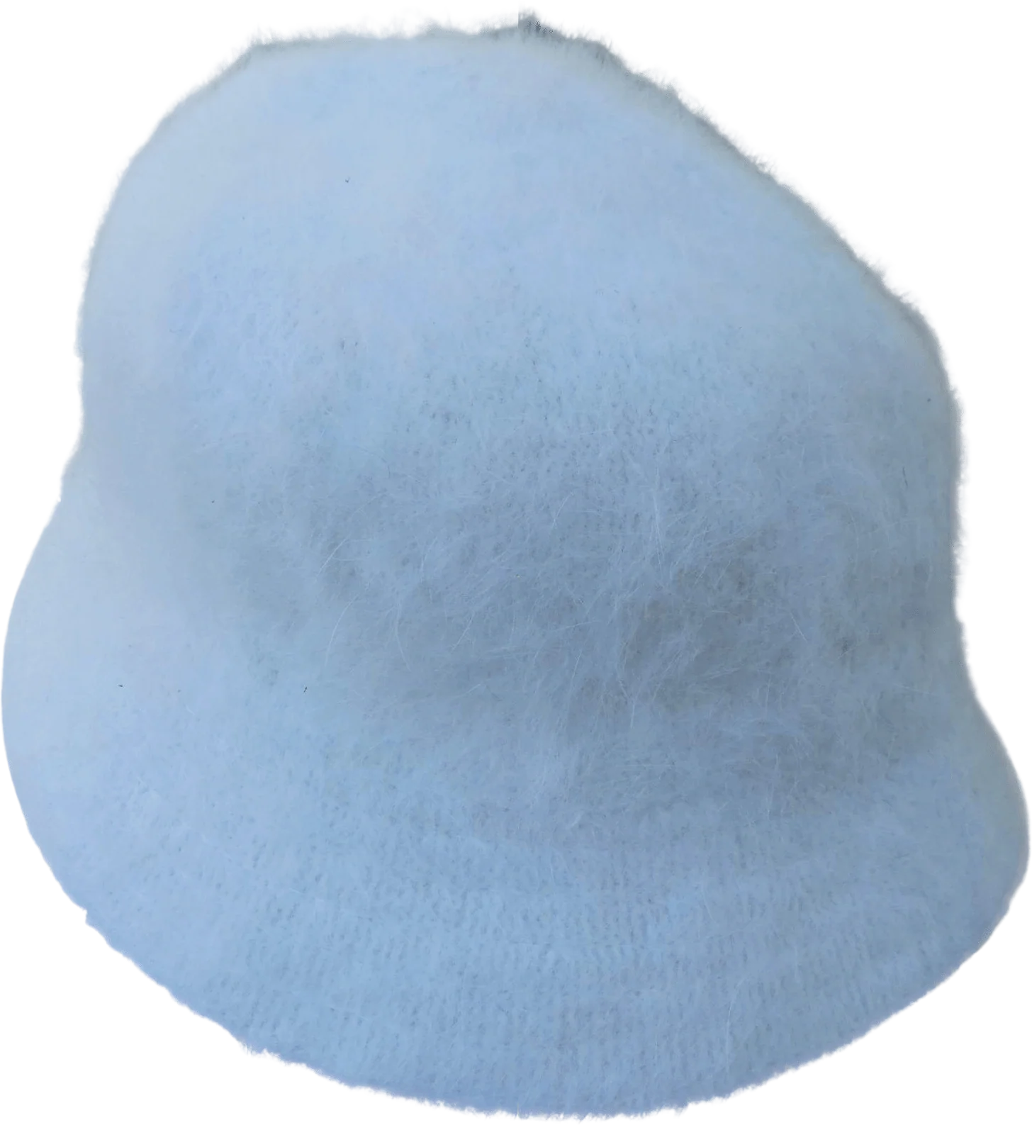 90s Angora Nylon Bucket Hat Fuzzy Ultra Soft By David & Young - Image 2