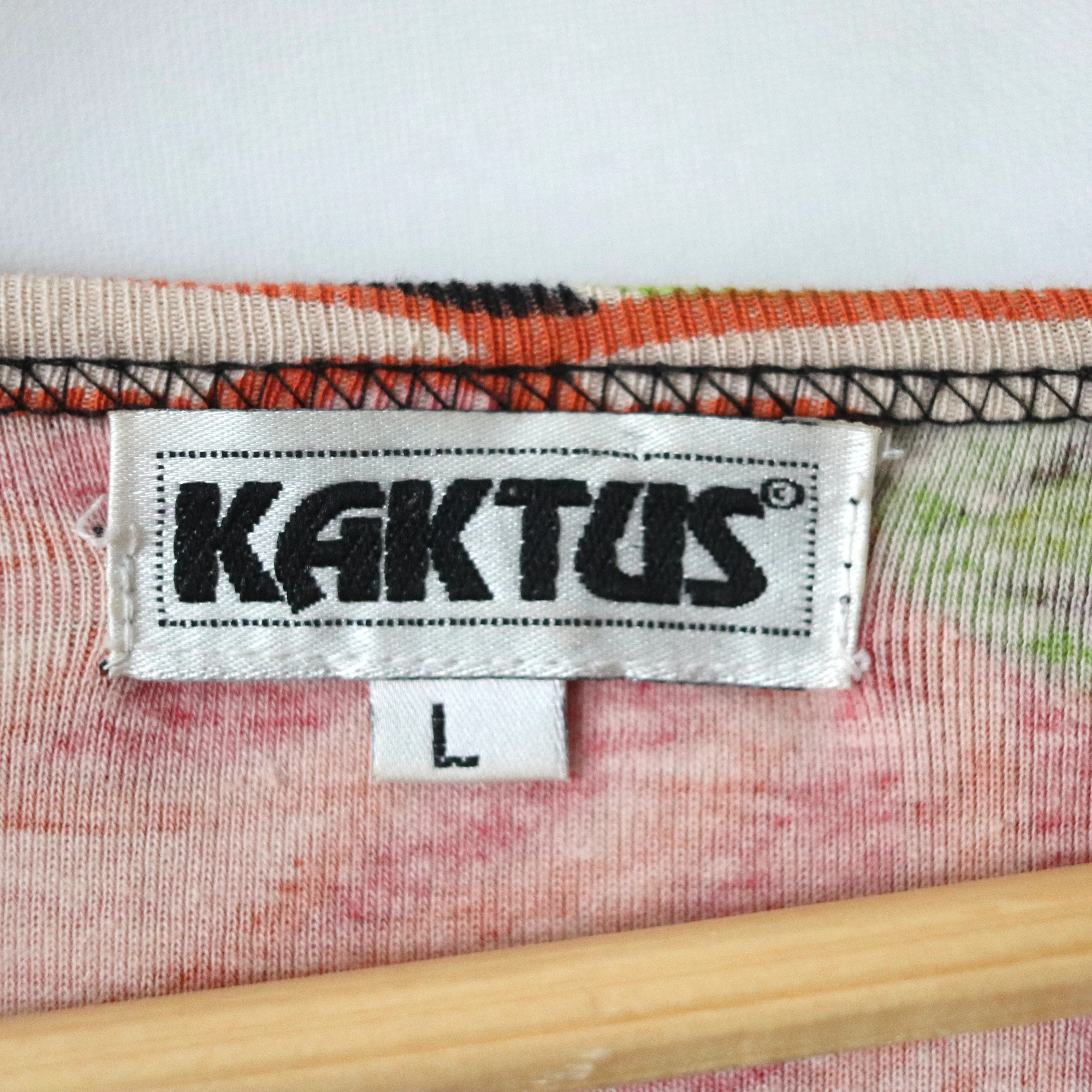 90s Beaded Floral Bell Sleeve Fringe Cotton Knit Top By Kaktus - Image 9